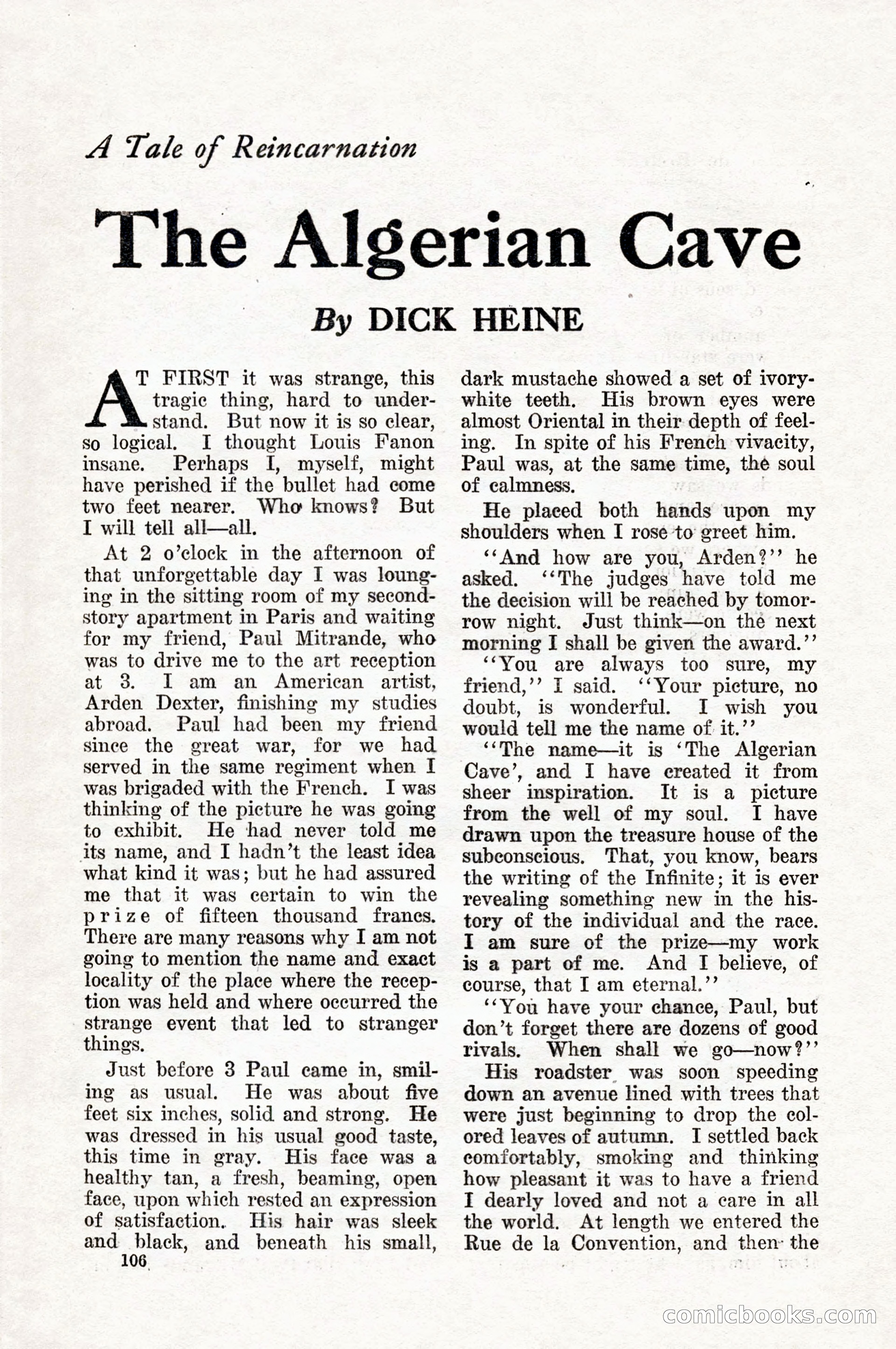 Weird Tales, Vol. 10, No. 1 — page 108 of 148