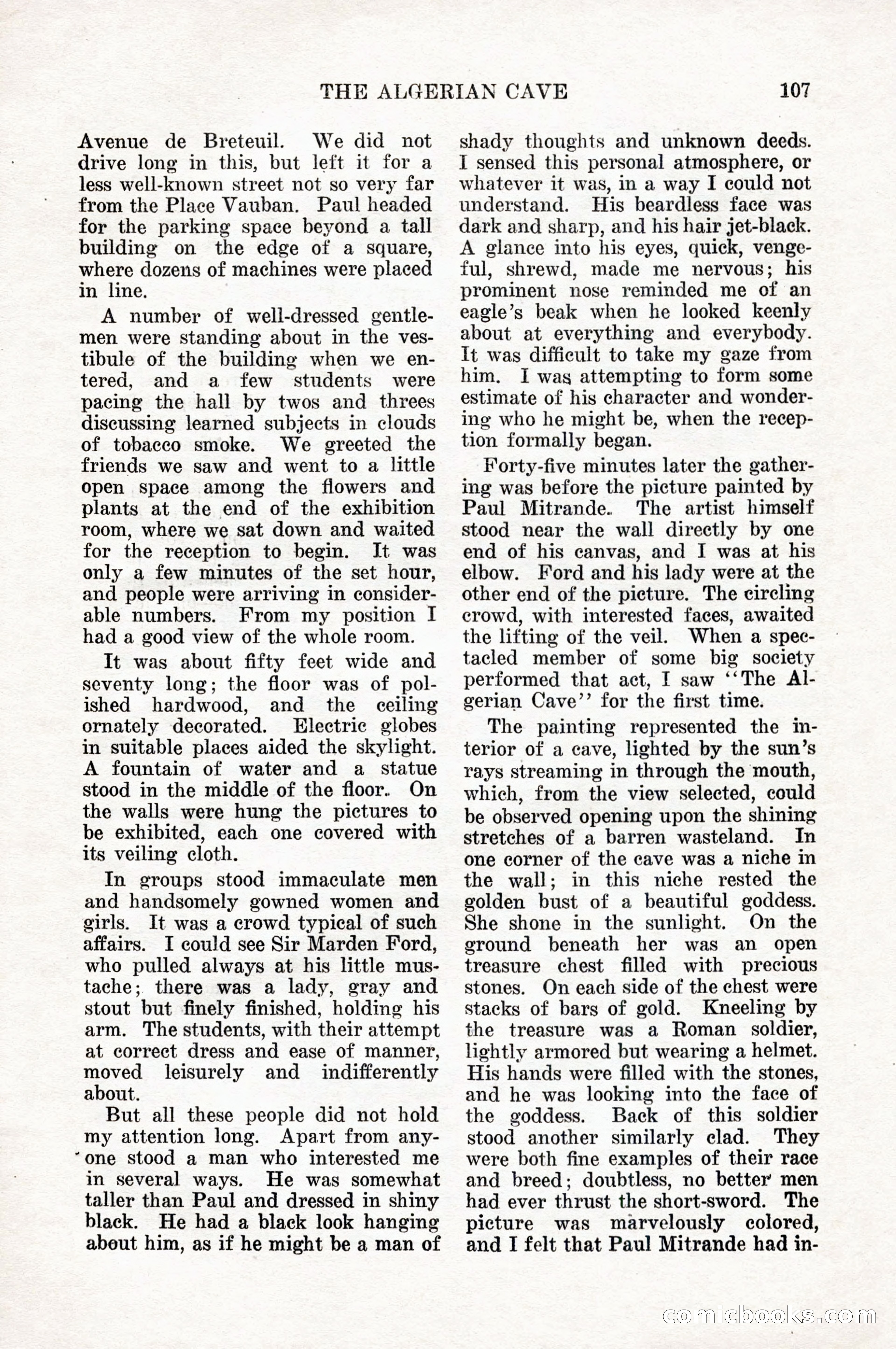 Weird Tales, Vol. 10, No. 1 — page 109 of 148