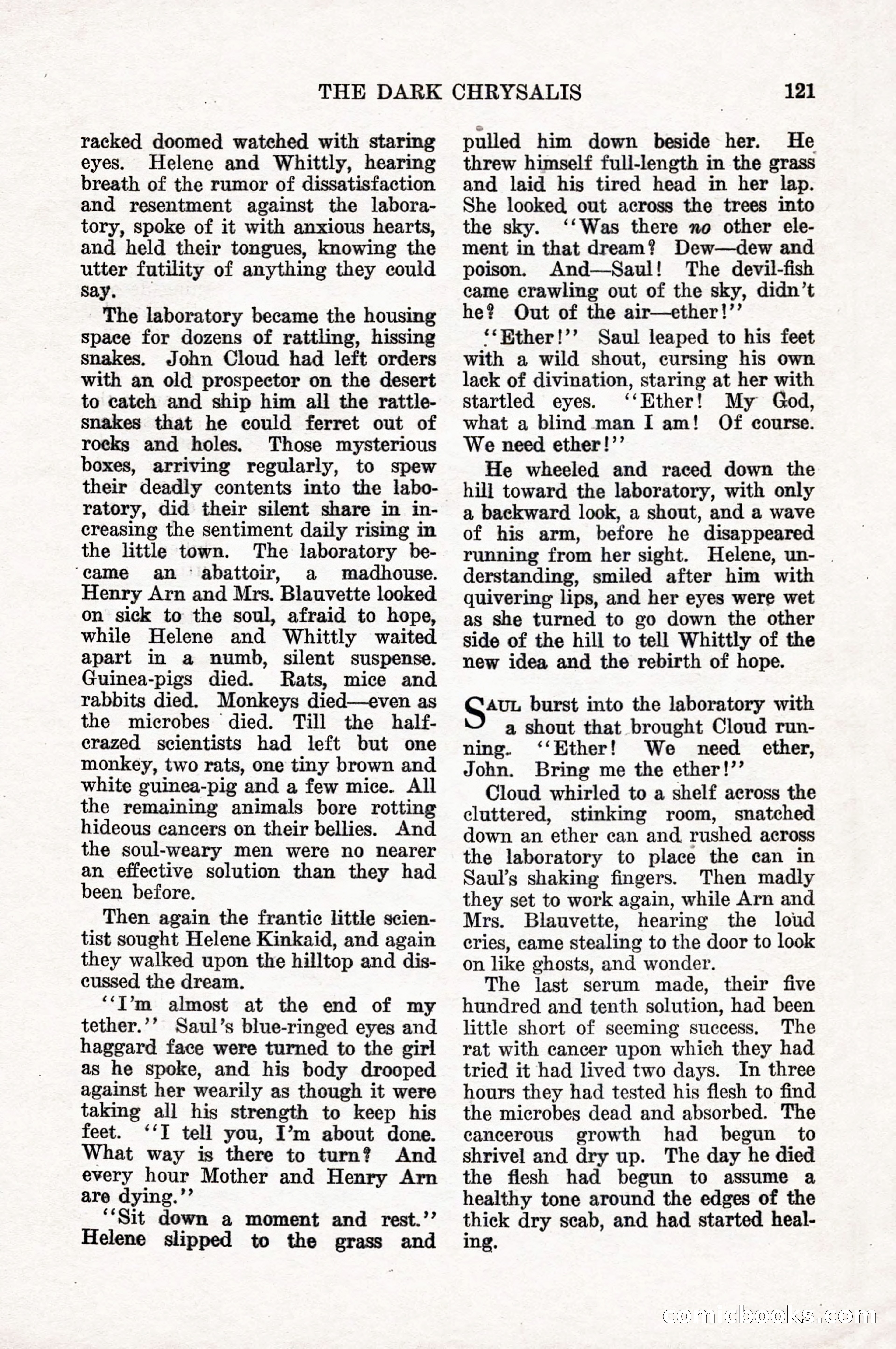 Weird Tales, Vol. 10, No. 1 — page 123 of 148