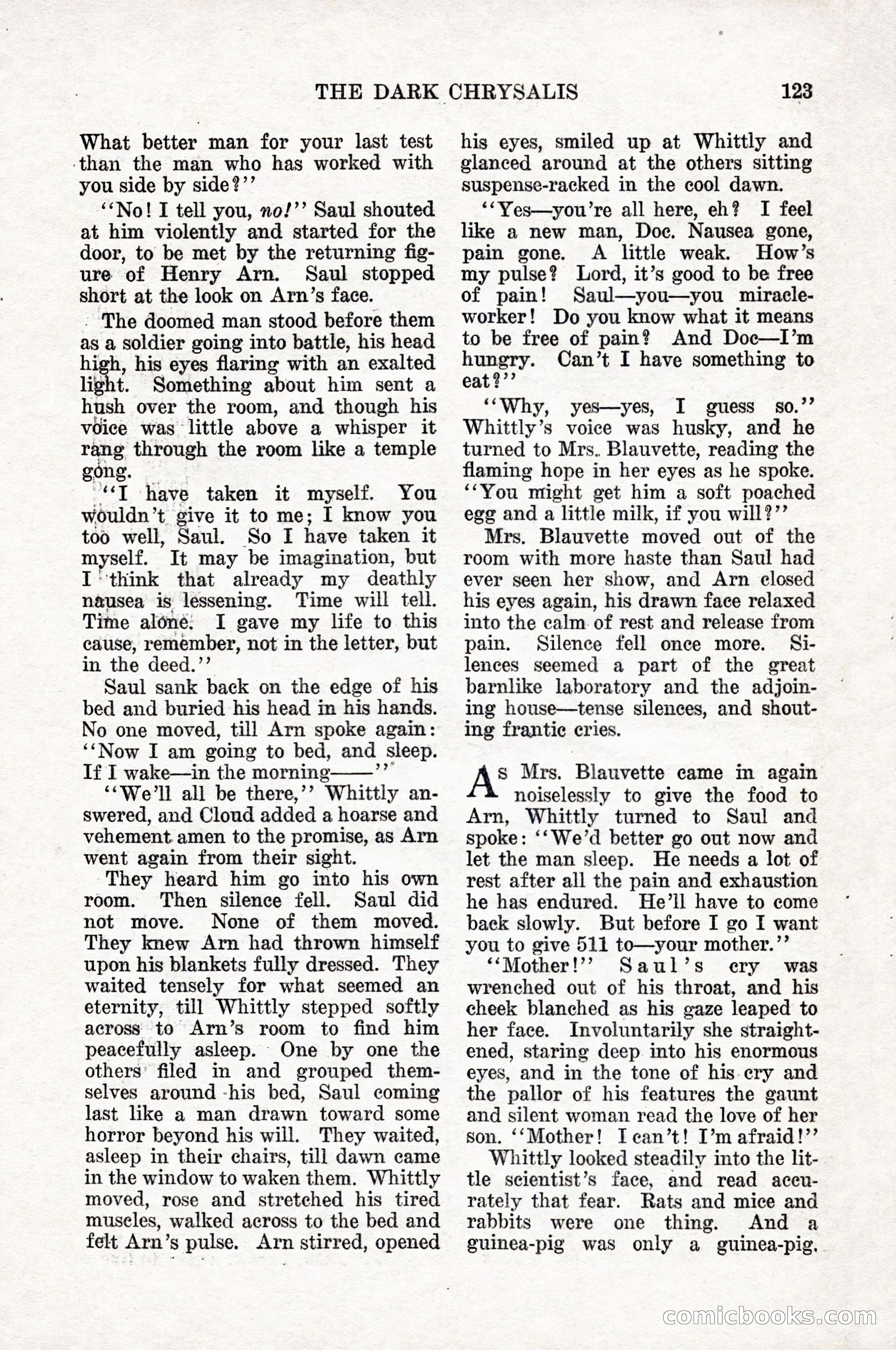 Weird Tales, Vol. 10, No. 1 — page 125 of 148