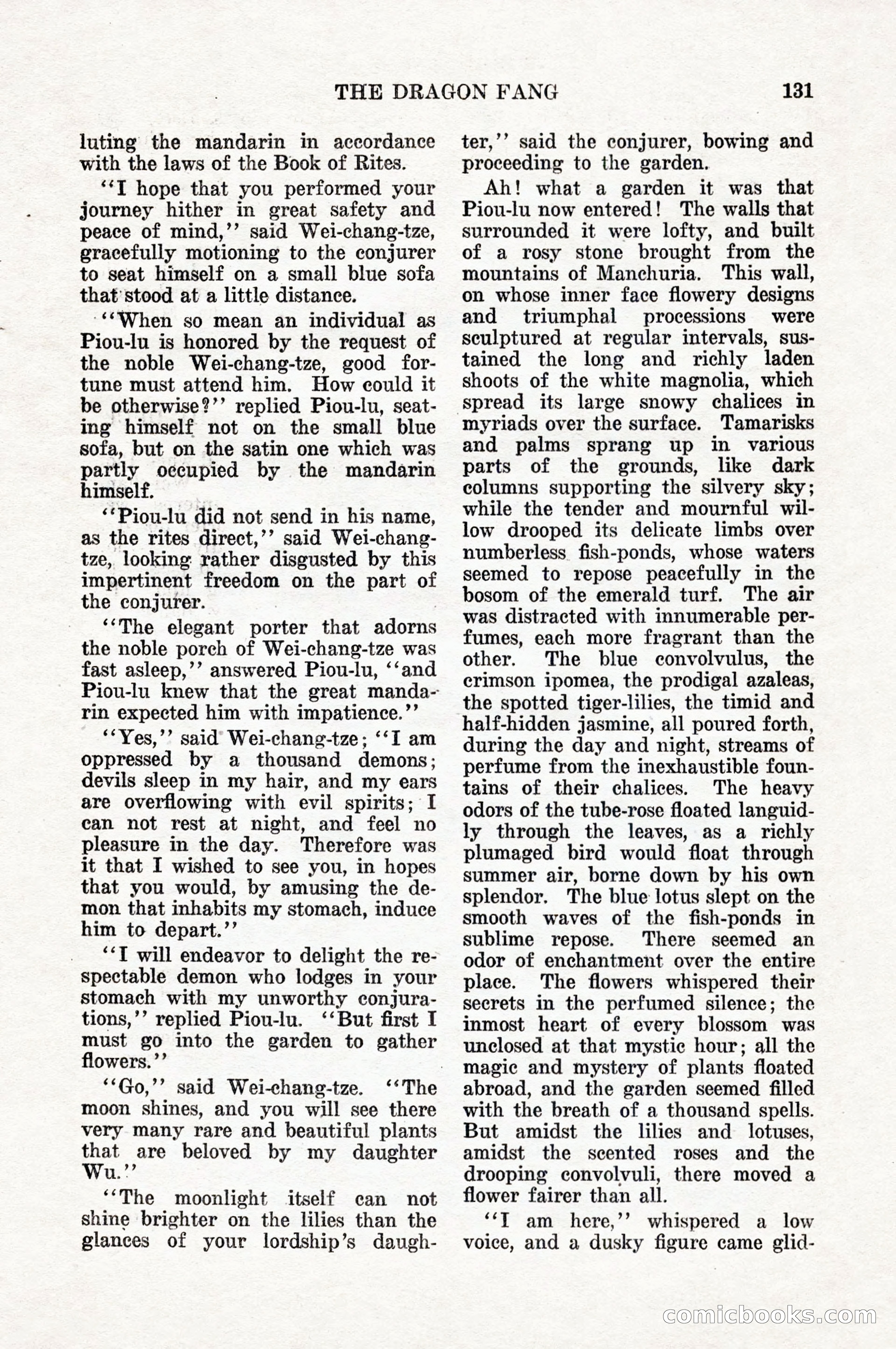Weird Tales, Vol. 10, No. 1 — page 133 of 148