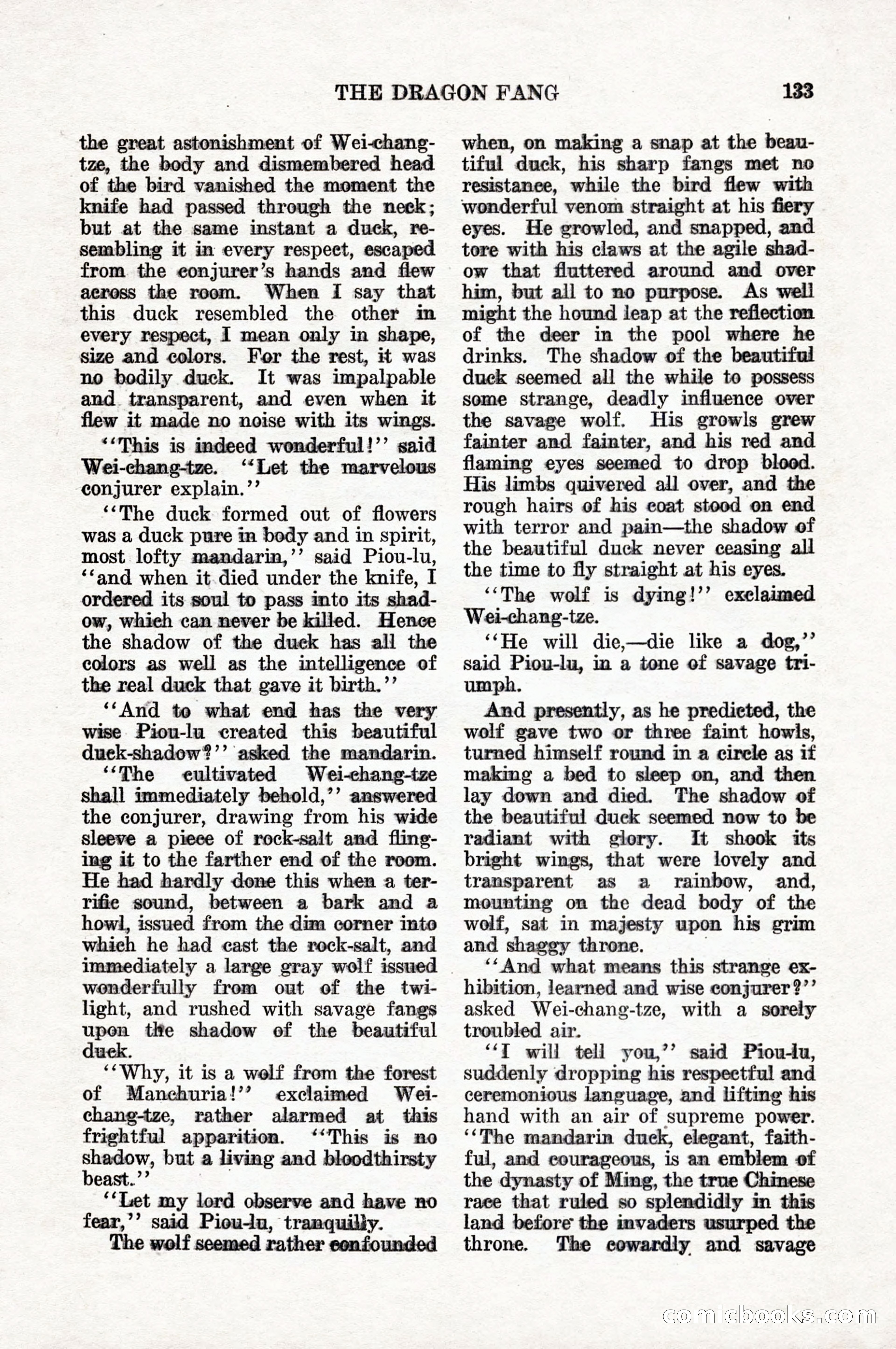 Weird Tales, Vol. 10, No. 1 — page 135 of 148