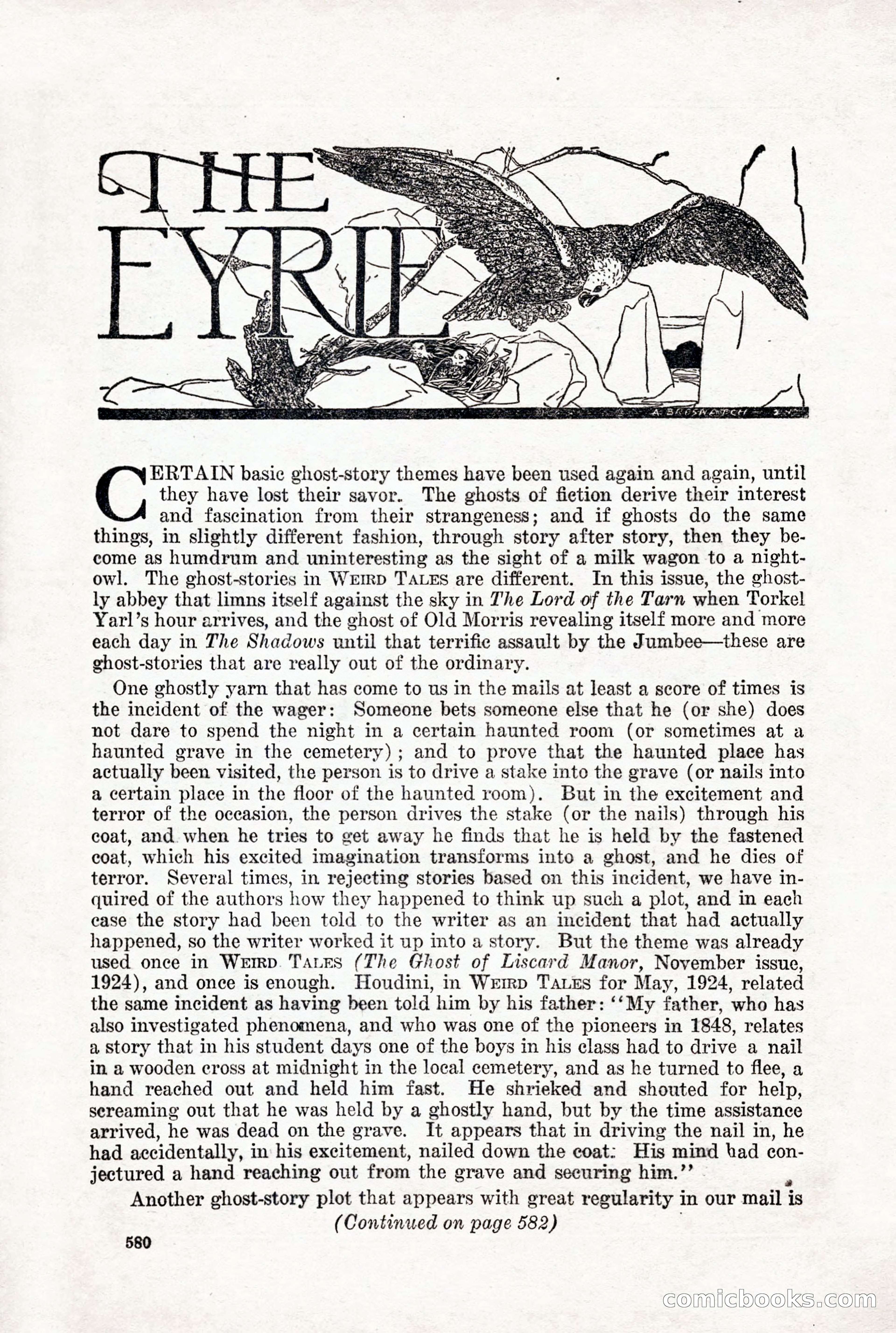 Weird Tales, Vol. X, No. 5 — page 6 of 148