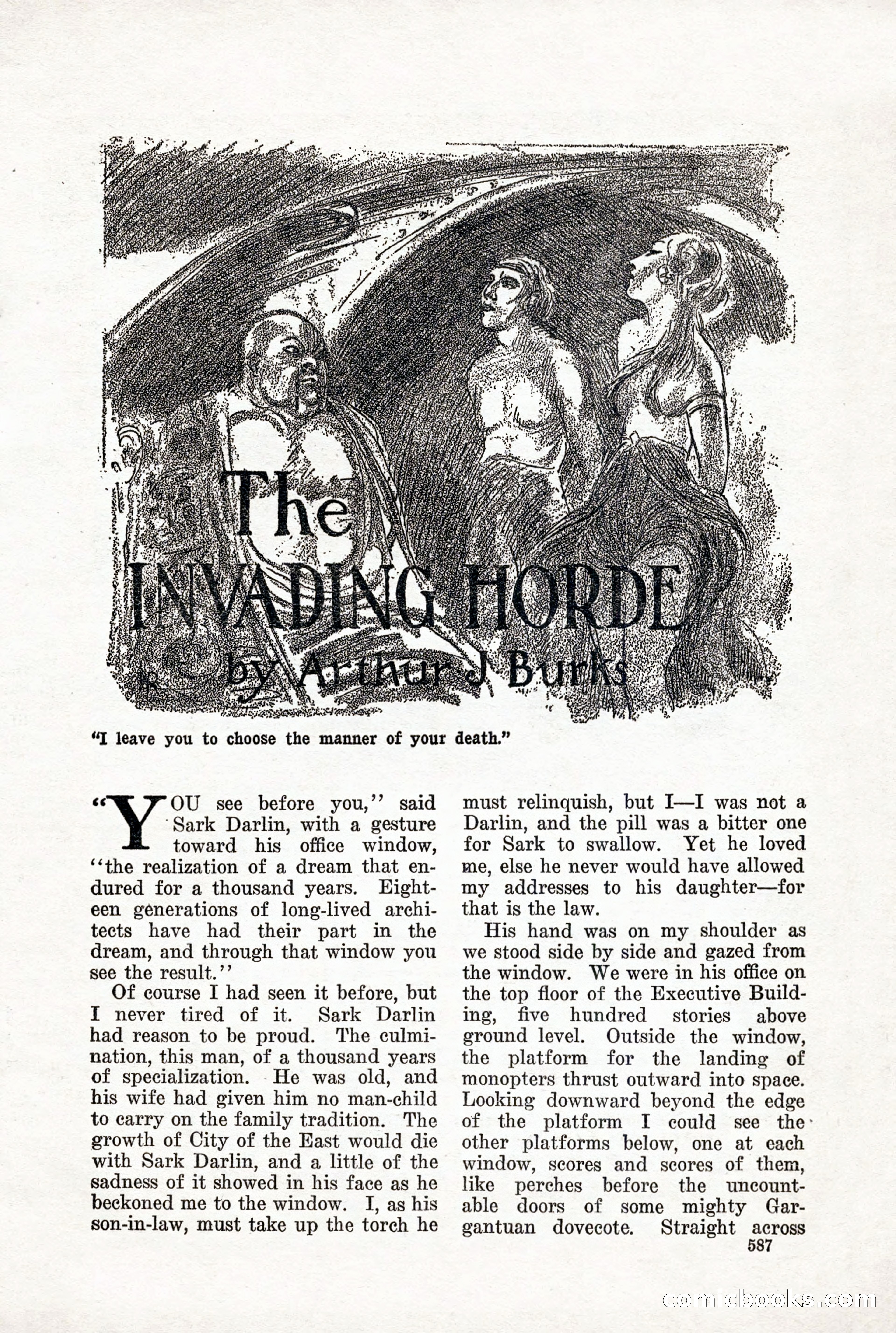 Weird Tales, Vol. X, No. 5 — page 13 of 148
