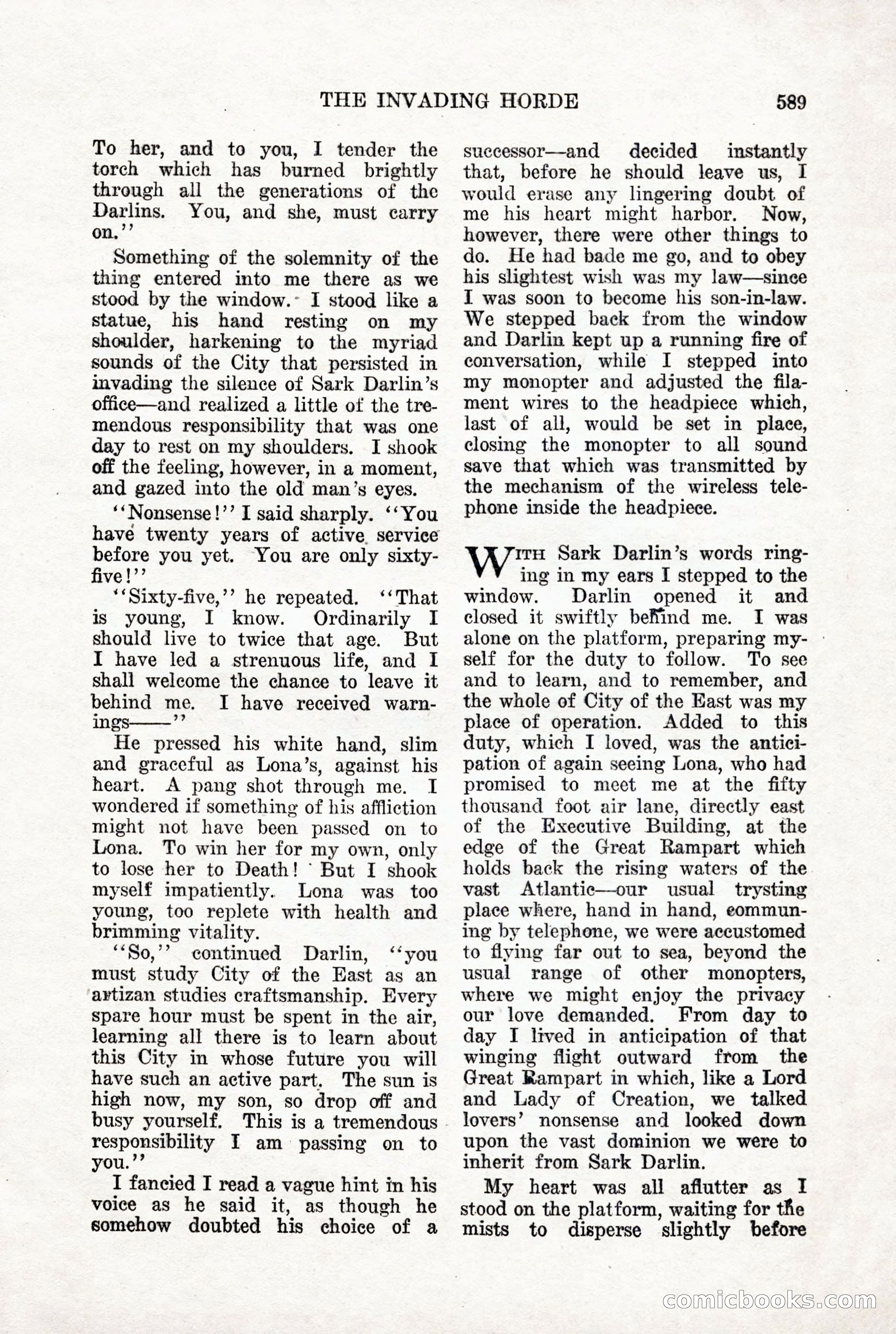Weird Tales, Vol. X, No. 5 — page 15 of 148
