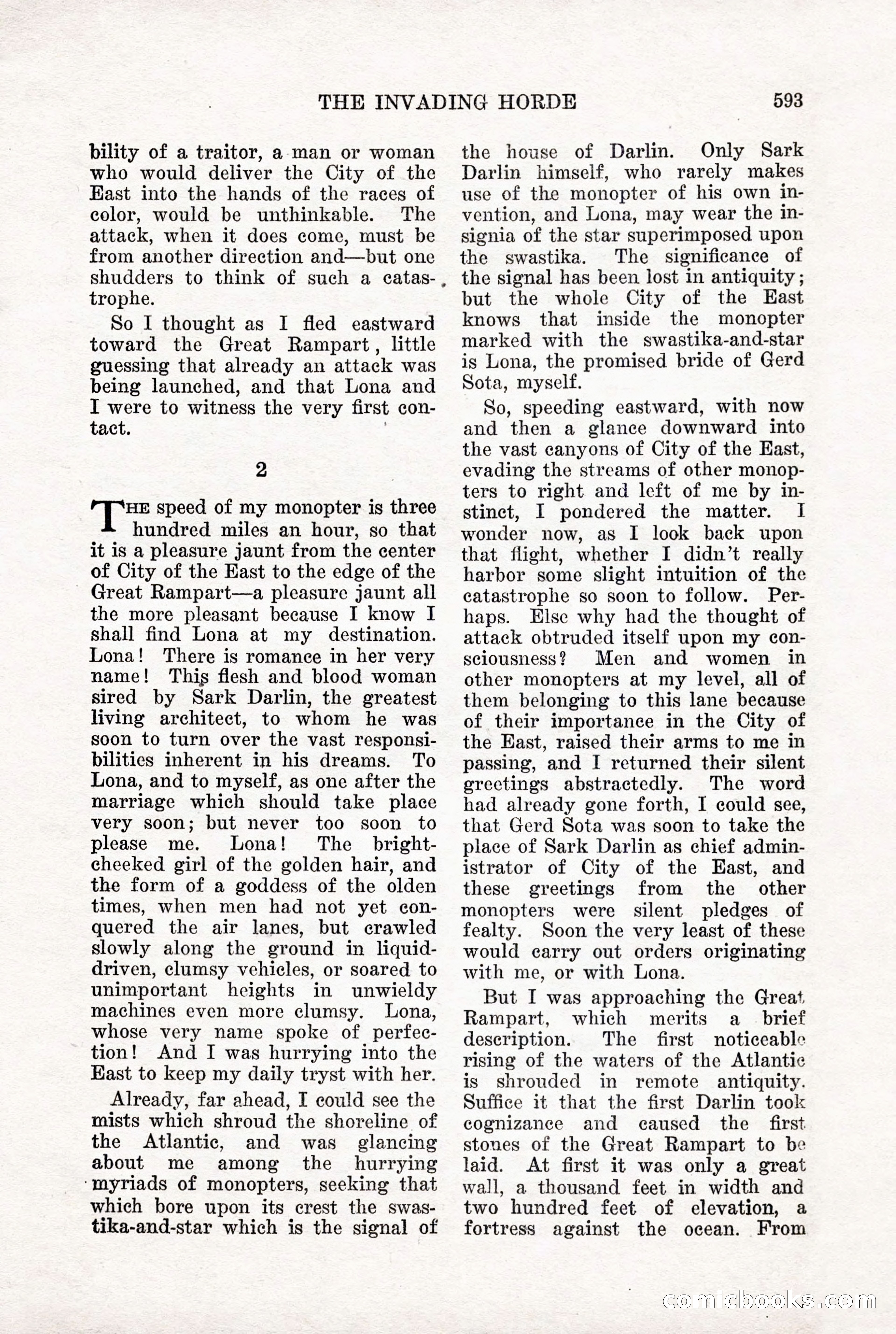 Weird Tales, Vol. X, No. 5 — page 19 of 148