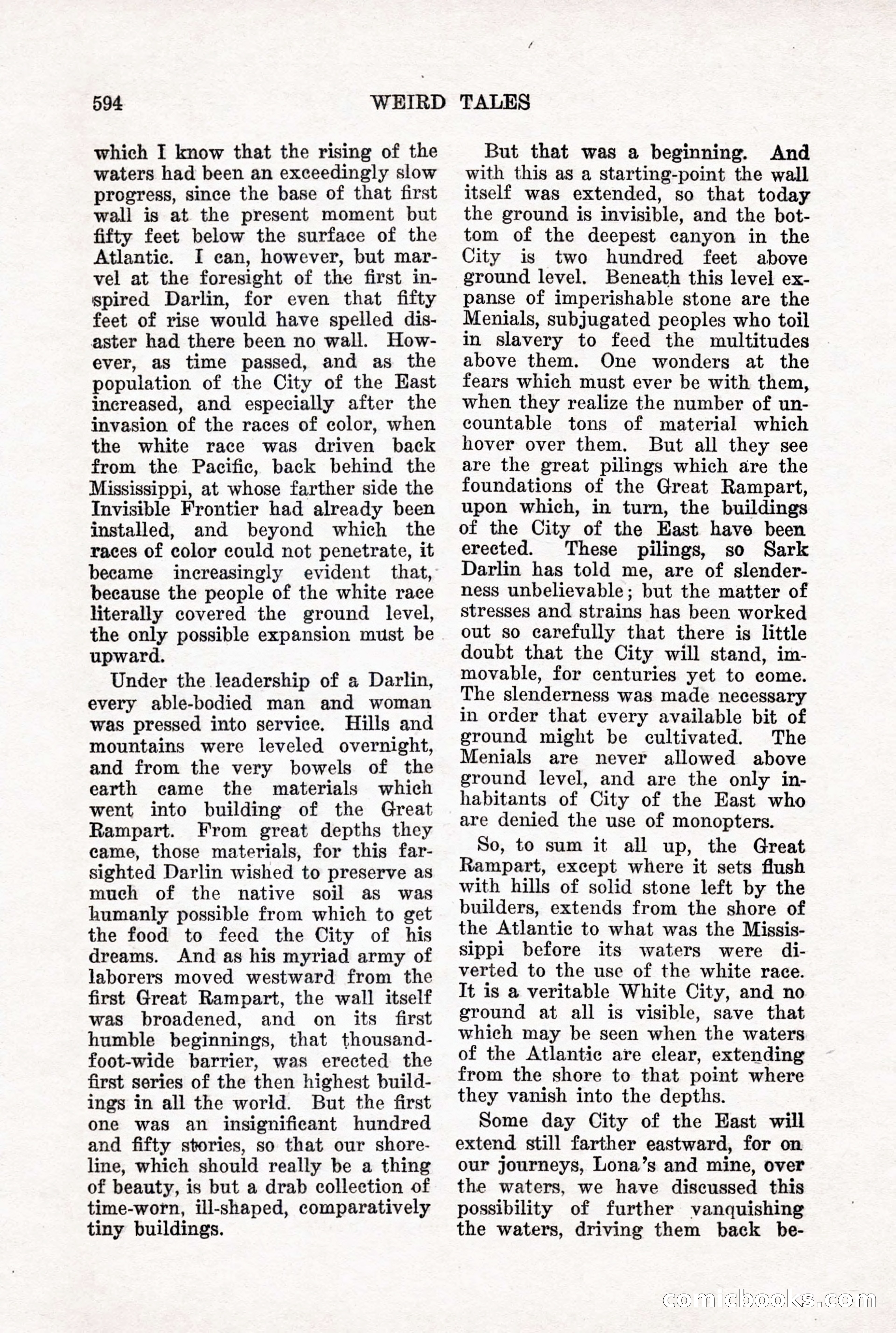 Weird Tales, Vol. X, No. 5 — page 20 of 148