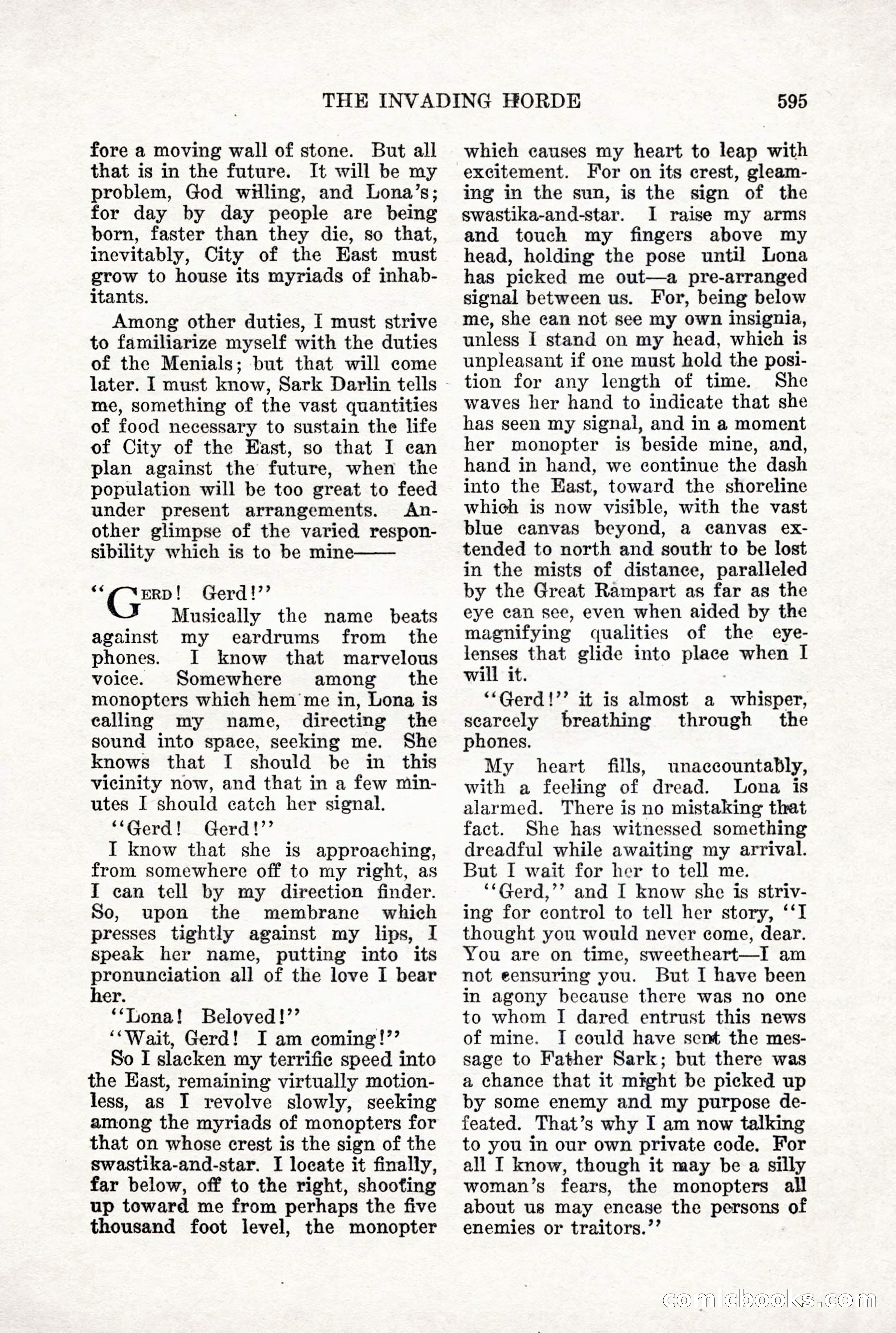 Weird Tales, Vol. X, No. 5 — page 21 of 148