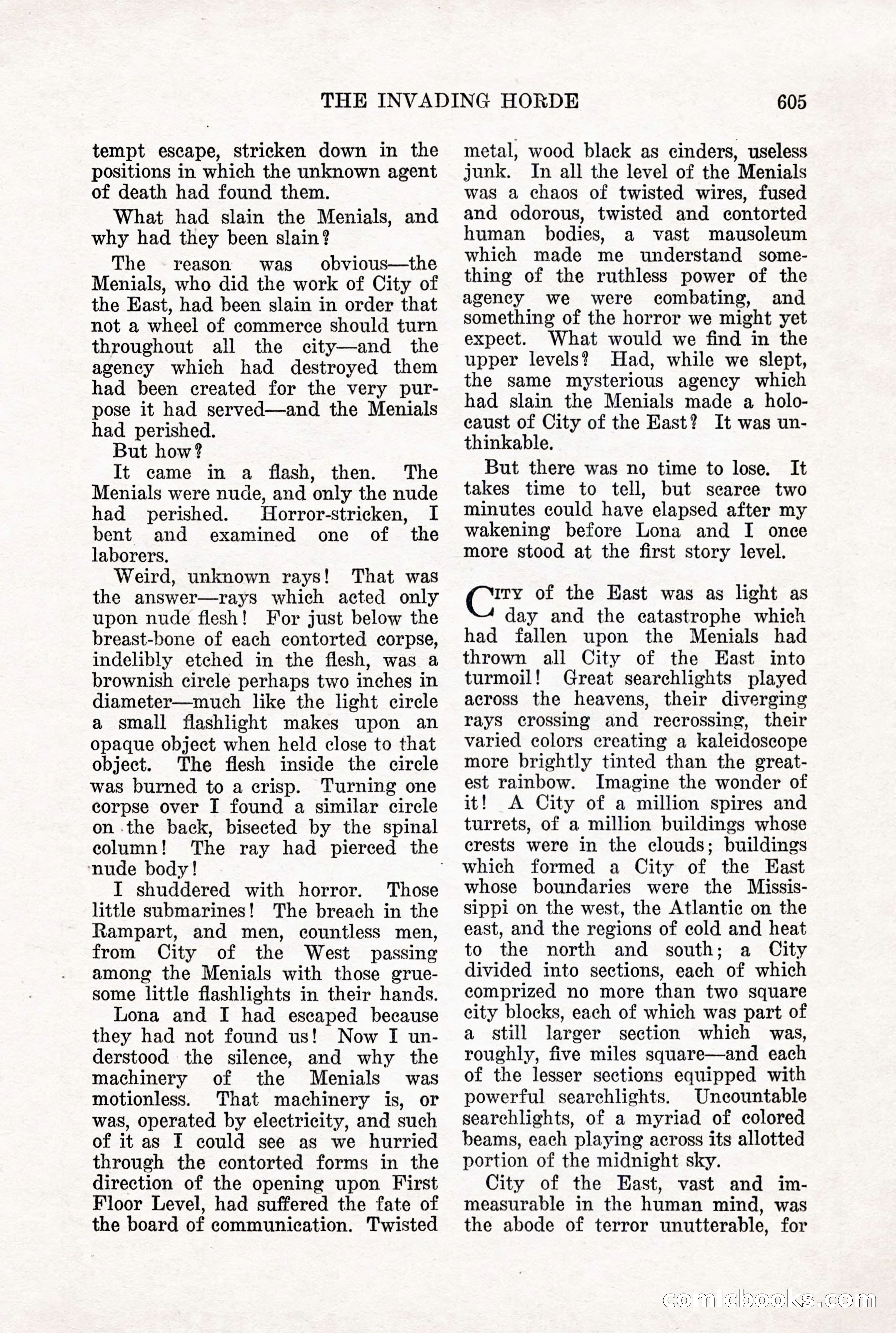 Weird Tales, Vol. X, No. 5 — page 31 of 148