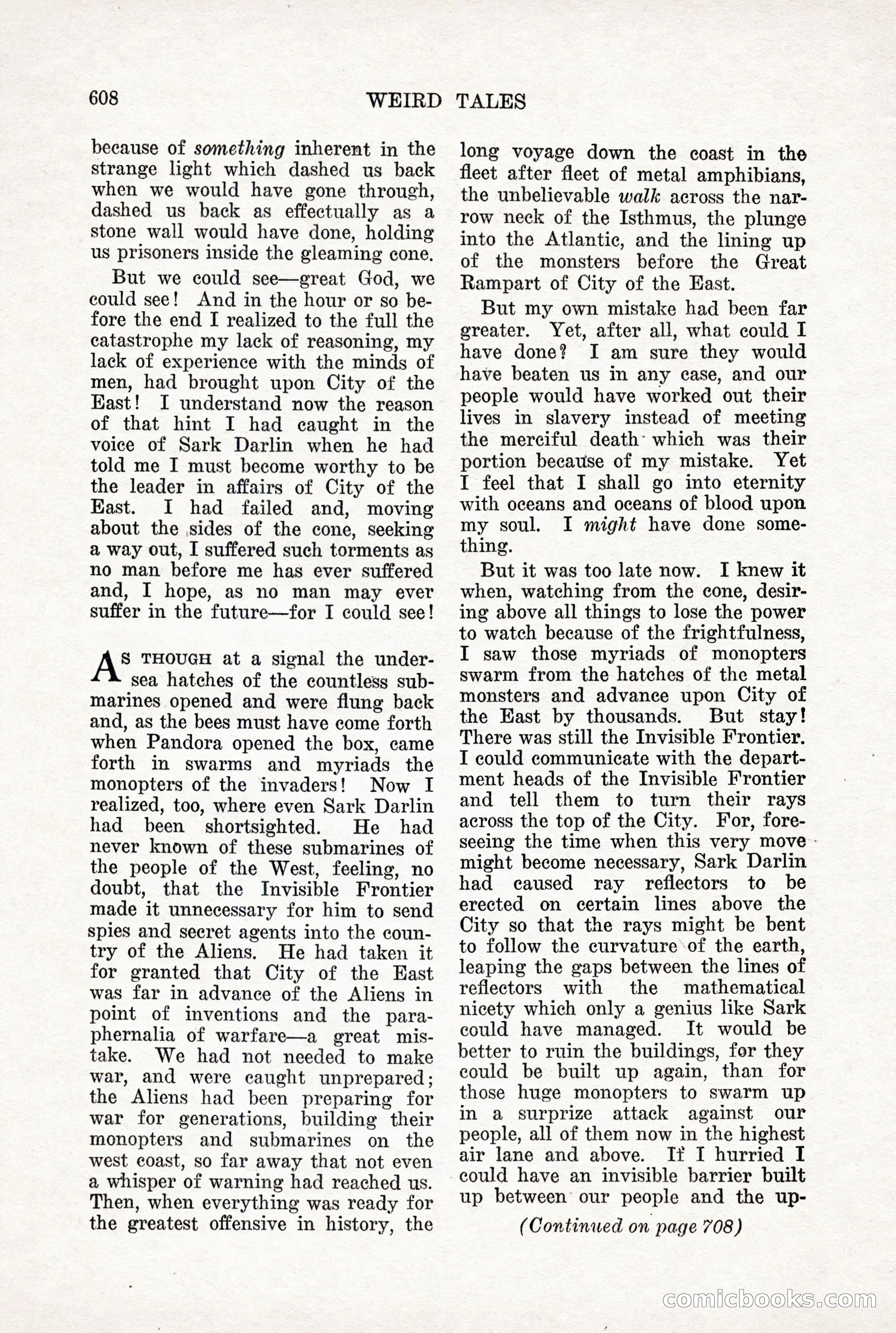 Weird Tales, Vol. X, No. 5 — page 34 of 148