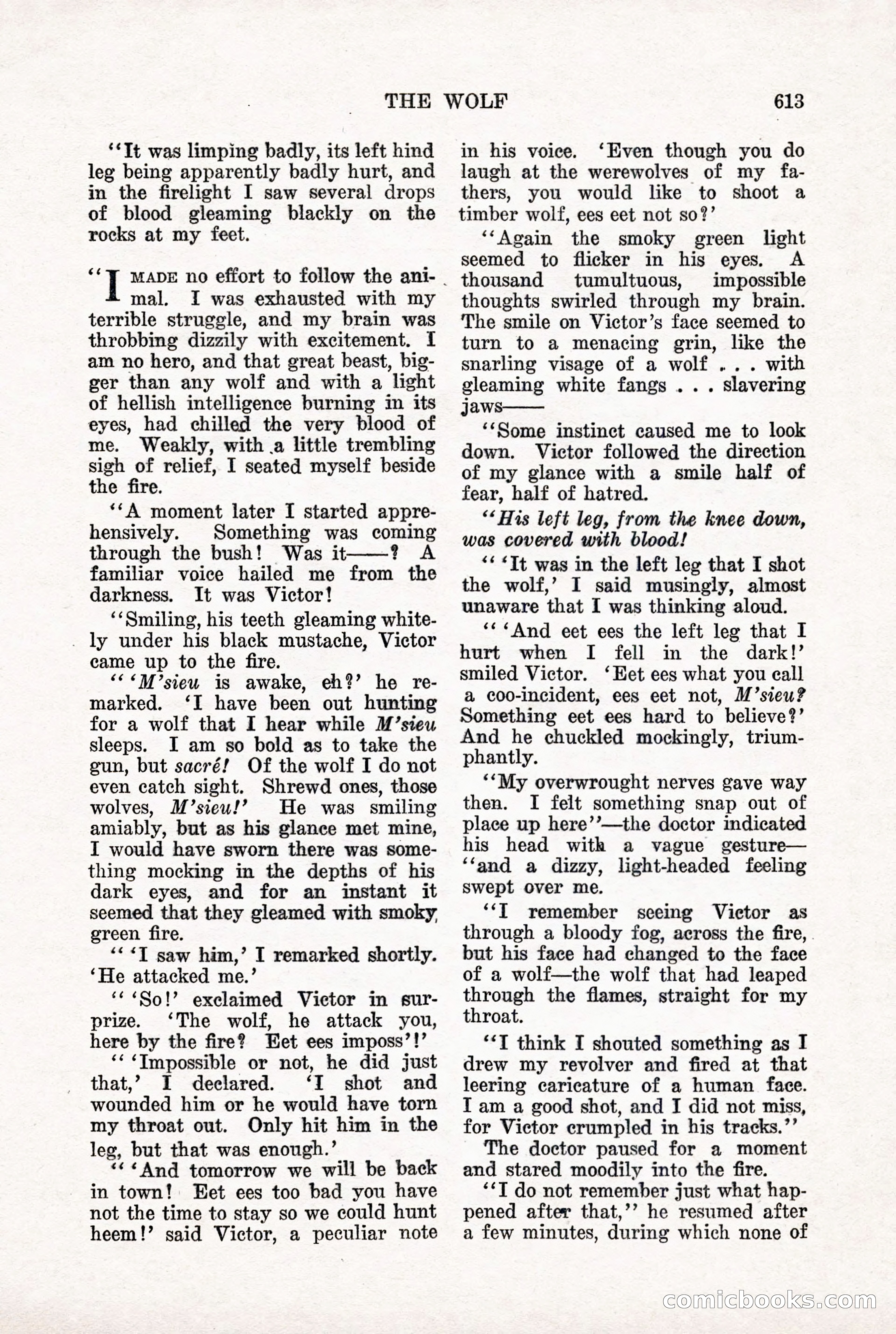 Weird Tales, Vol. X, No. 5 — page 39 of 148