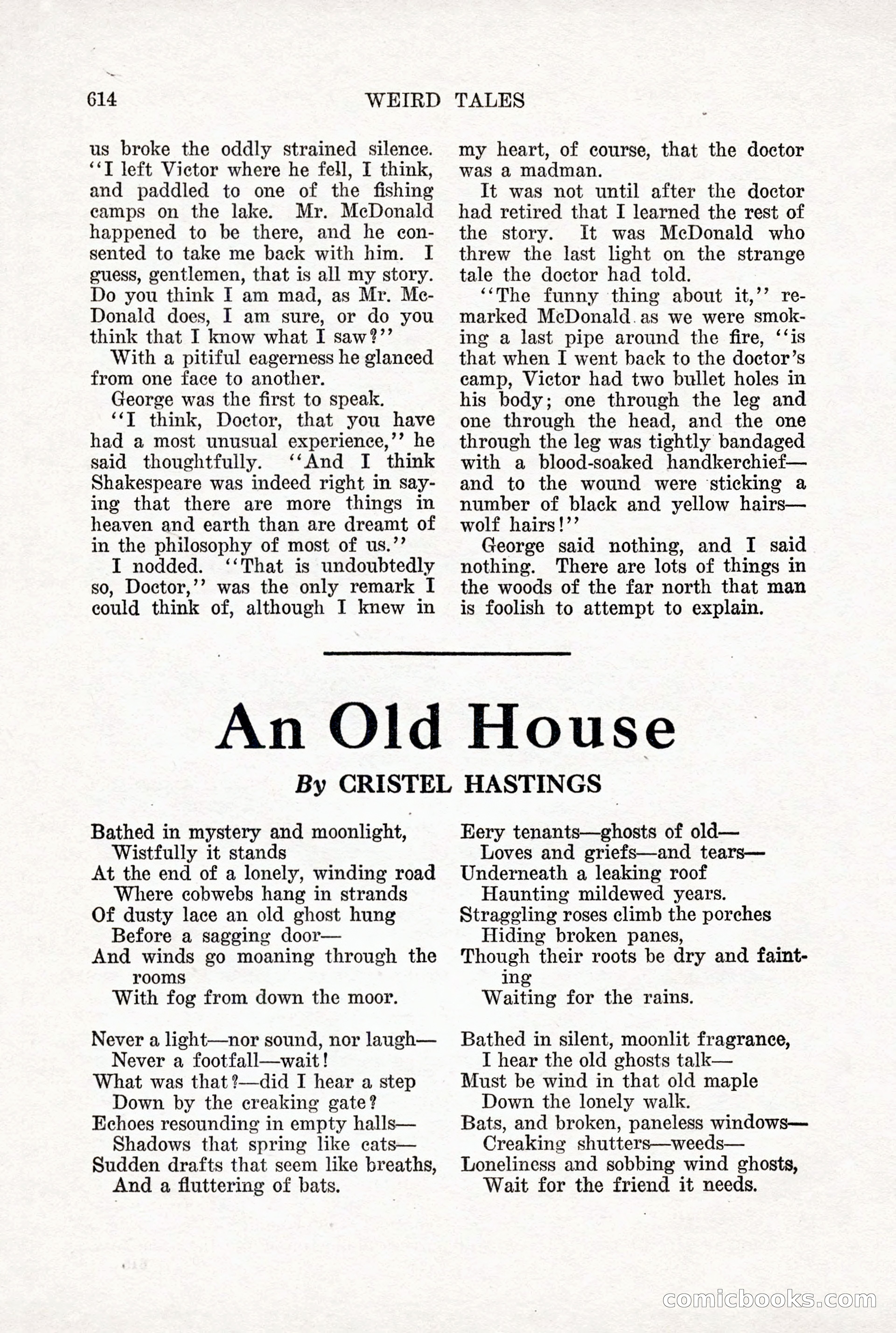 Weird Tales, Vol. X, No. 5 — page 40 of 148