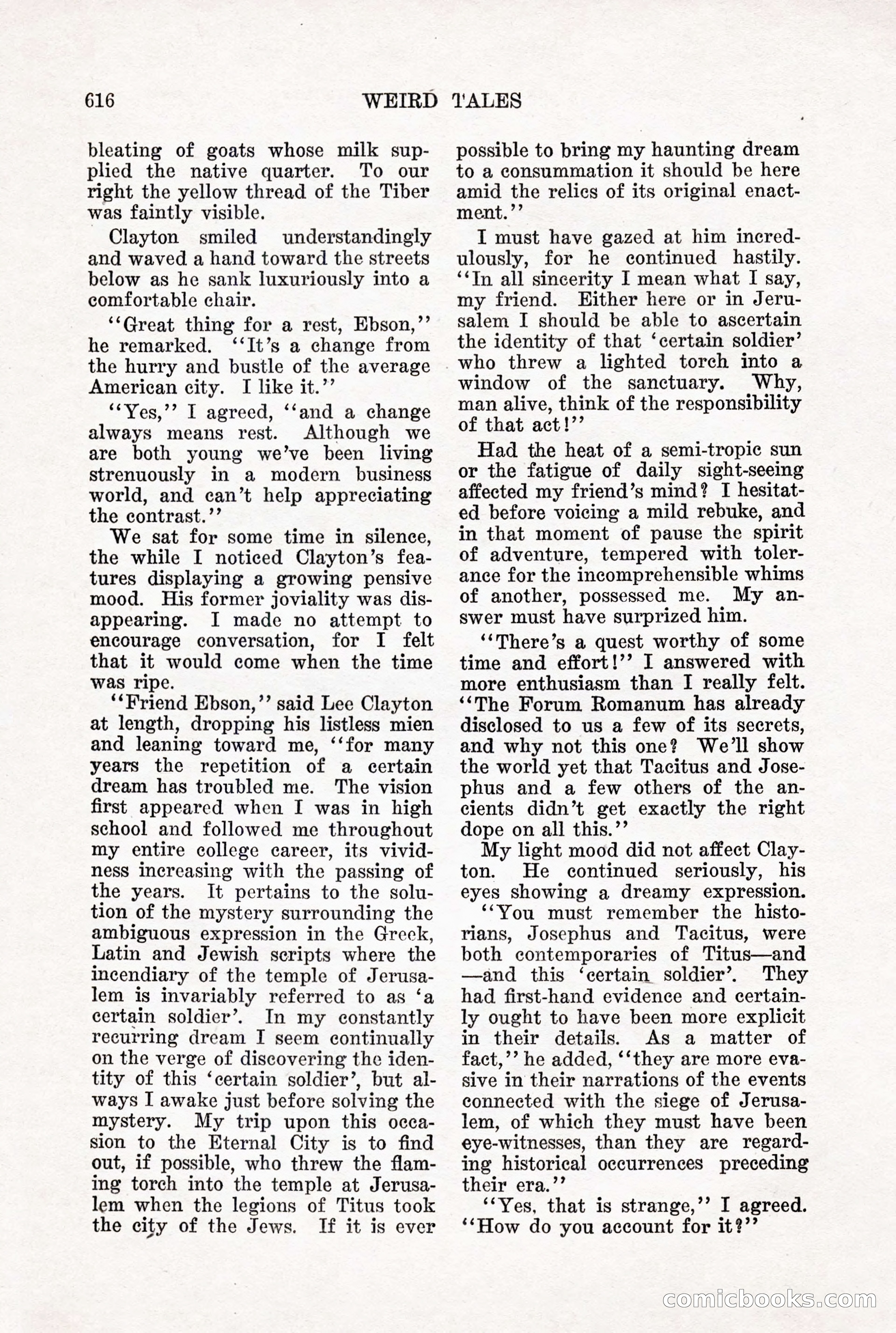 Weird Tales, Vol. X, No. 5 — page 42 of 148