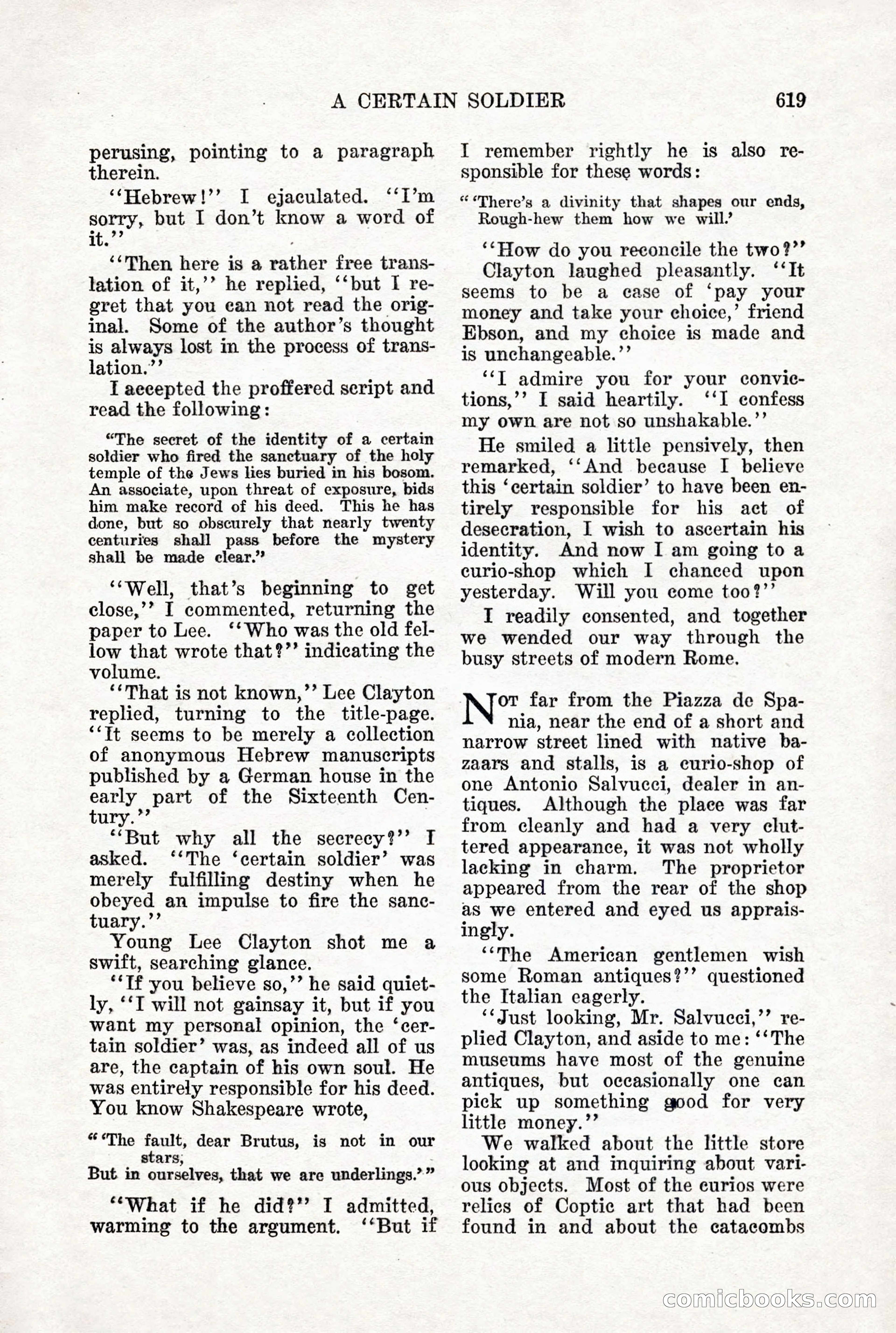 Weird Tales, Vol. X, No. 5 — page 45 of 148