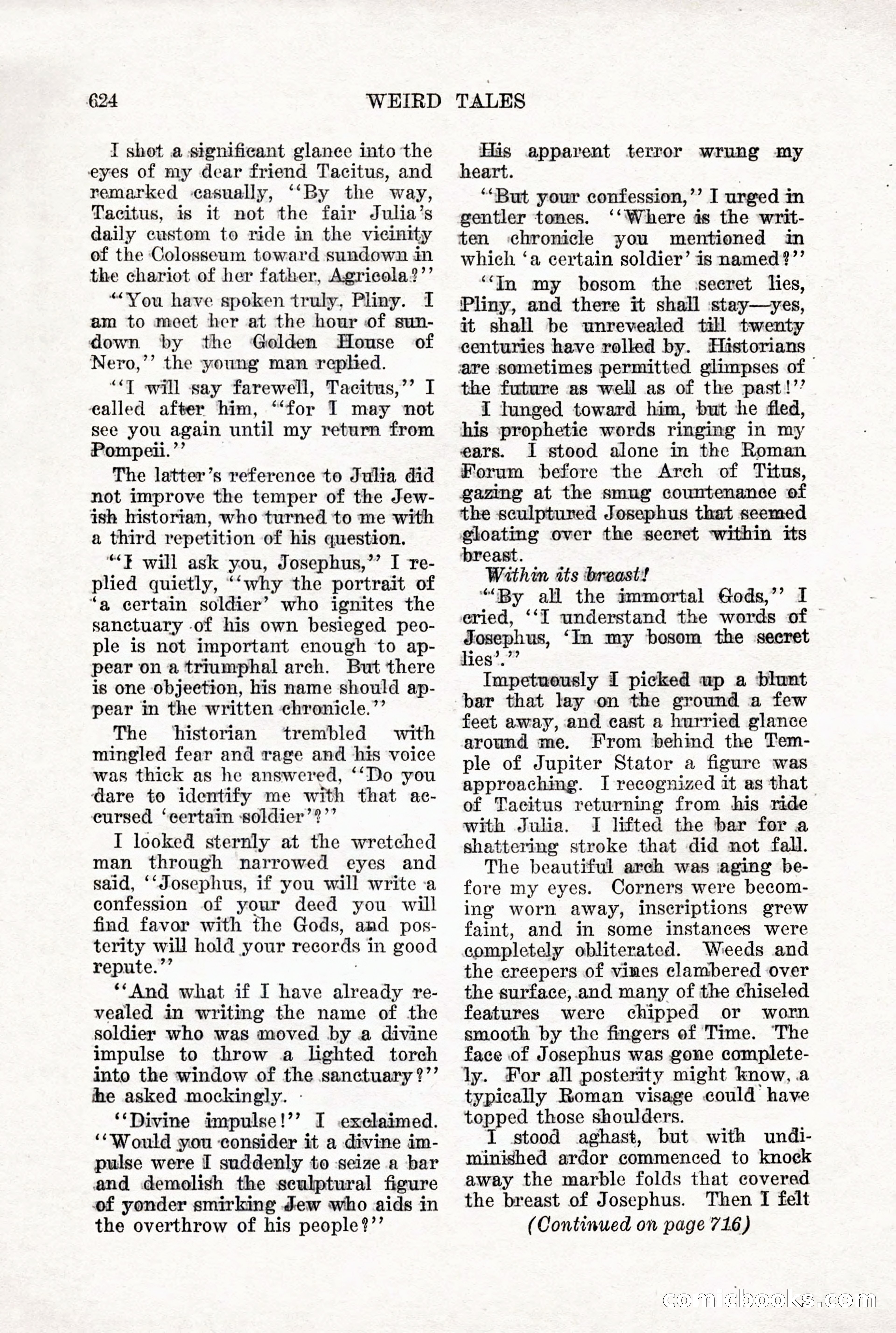 Weird Tales, Vol. X, No. 5 — page 50 of 148