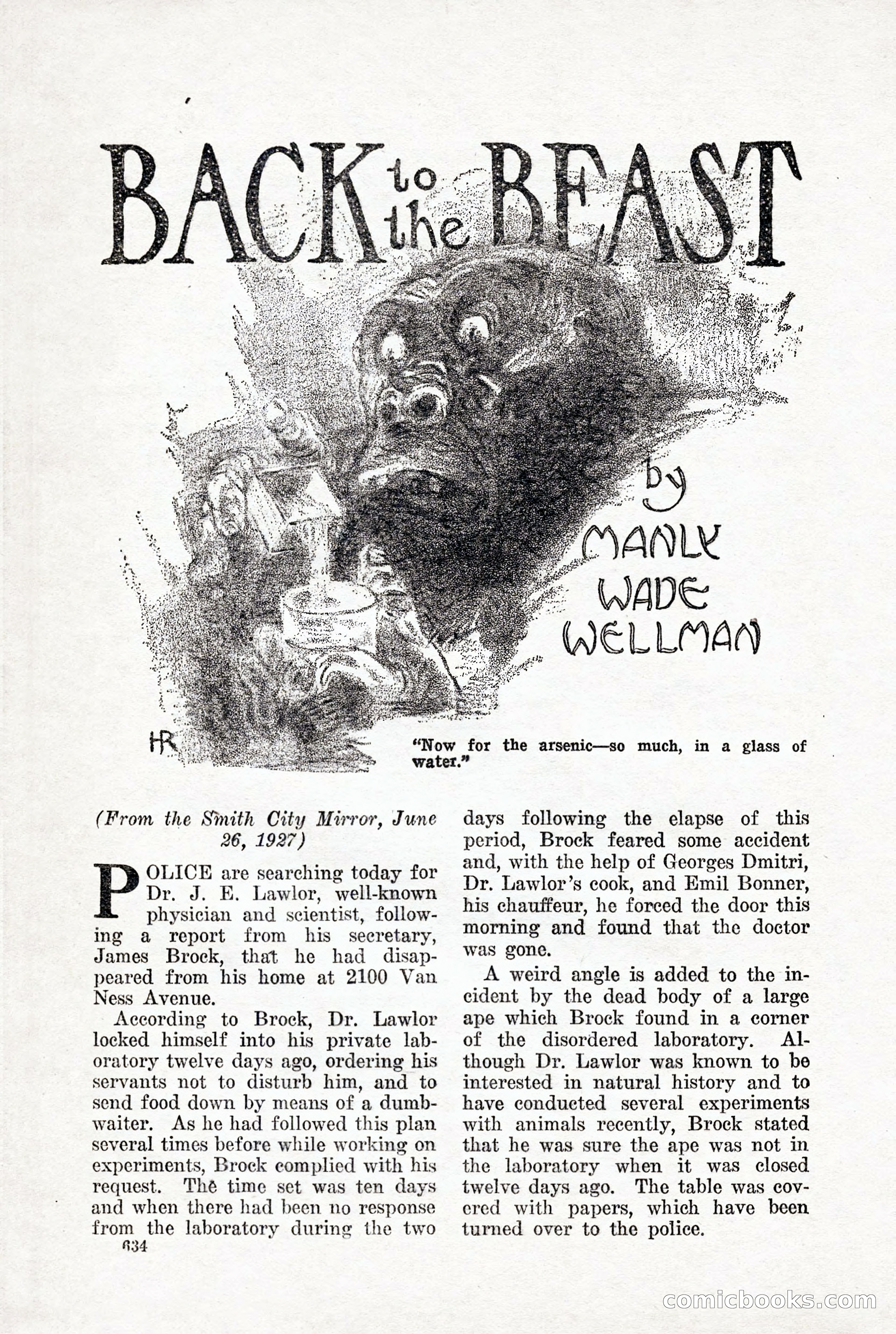 Weird Tales, Vol. X, No. 5 — page 60 of 148
