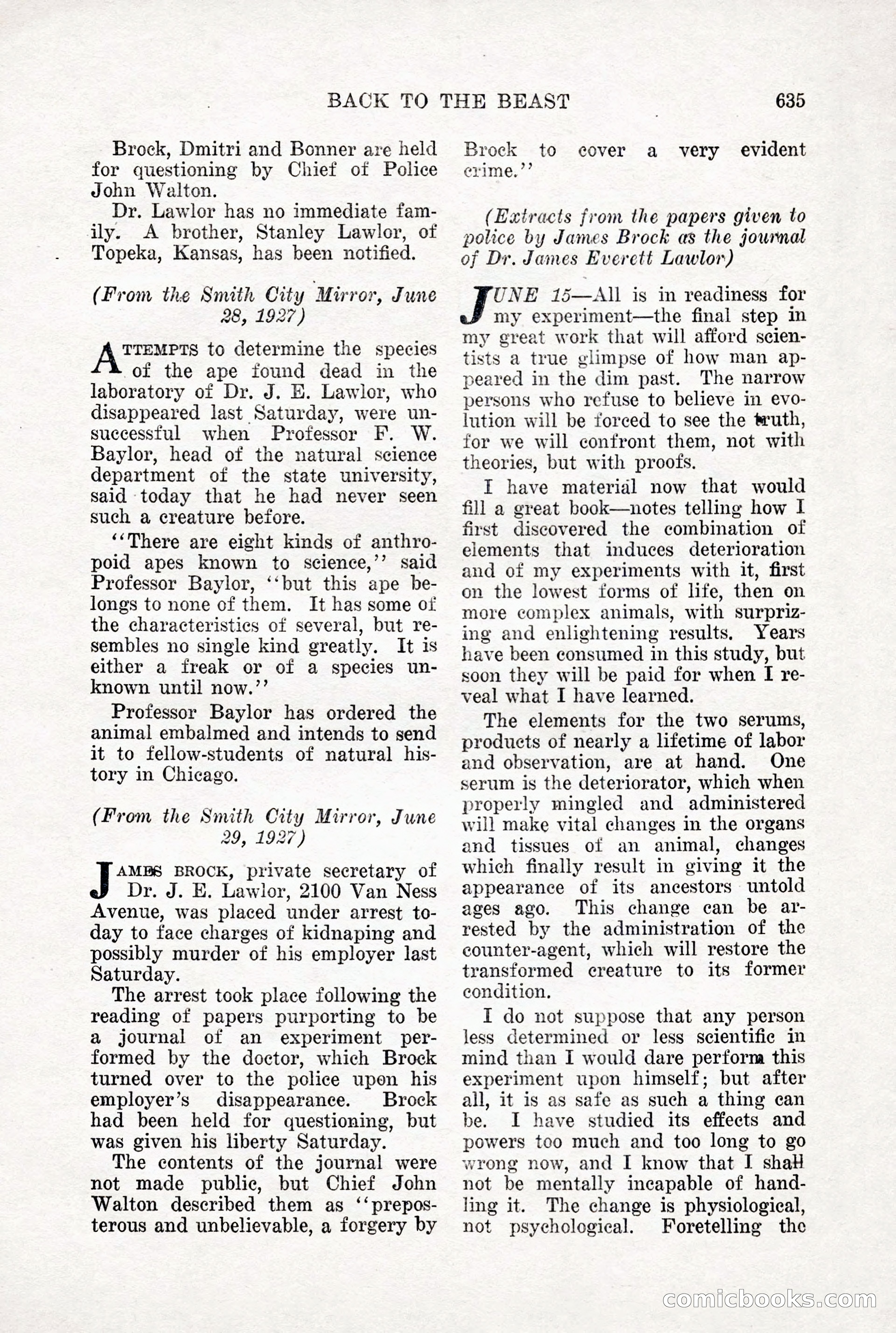 Weird Tales, Vol. X, No. 5 — page 61 of 148