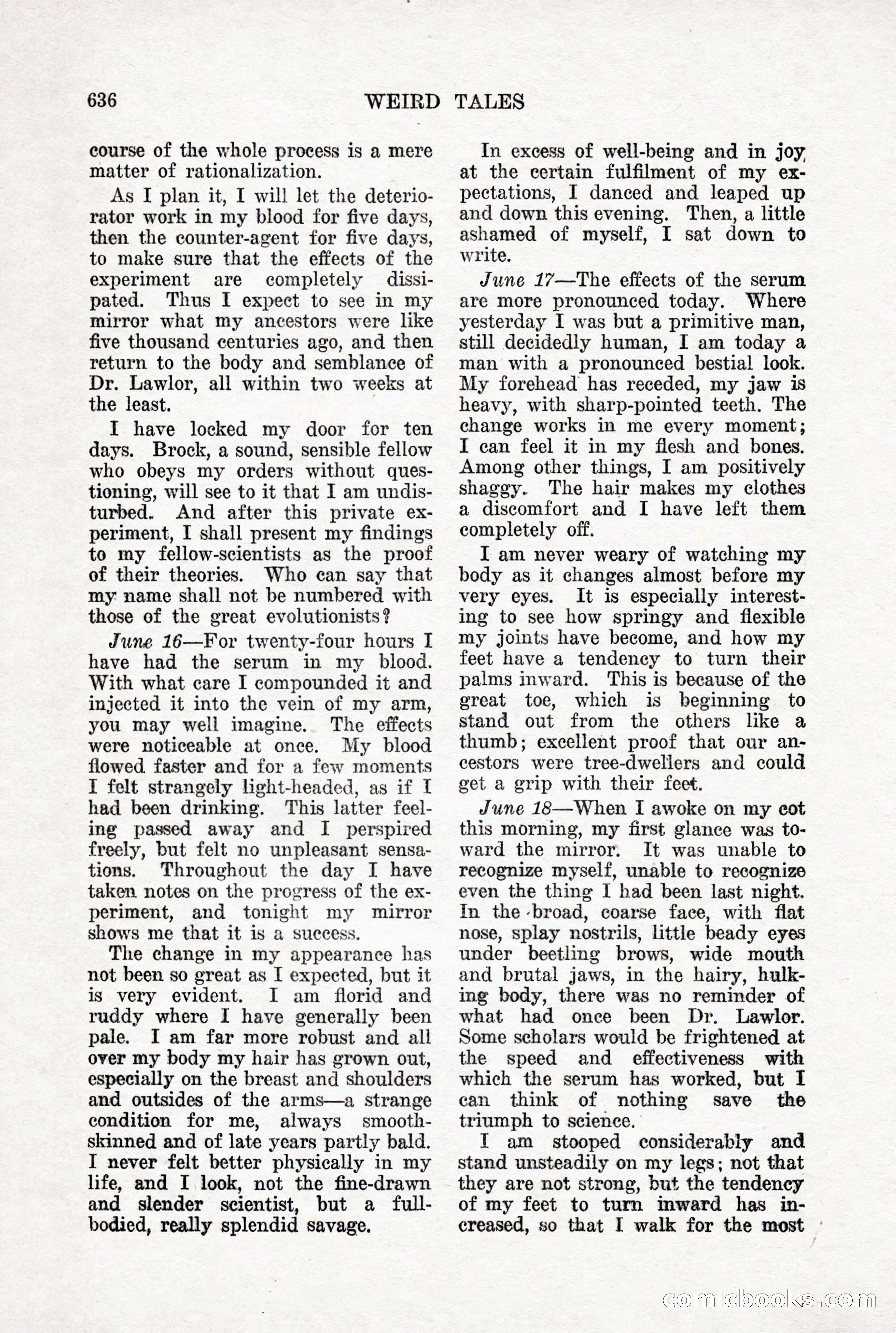 Weird Tales, Vol. X, No. 5 — page 62 of 148