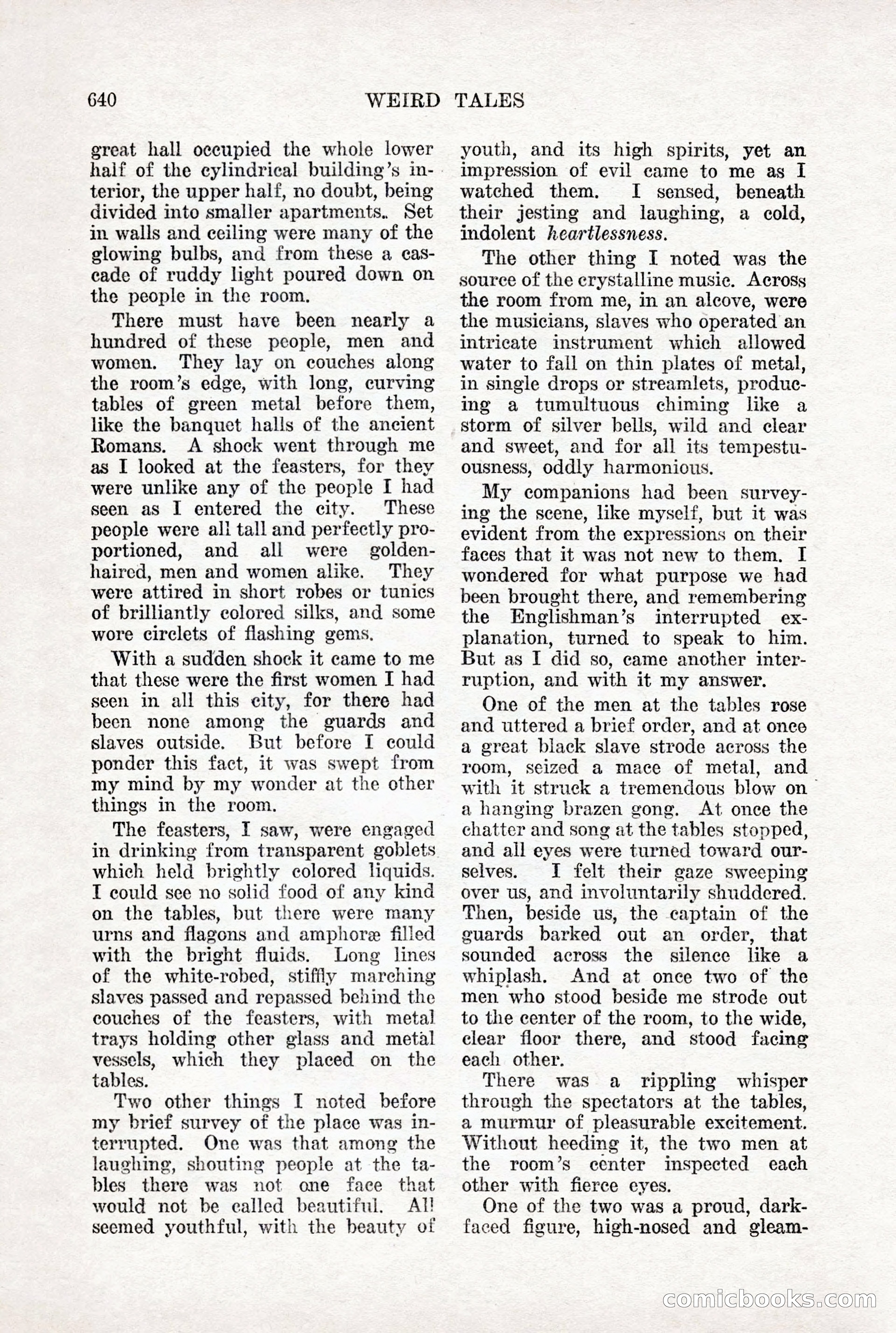 Weird Tales, Vol. X, No. 5 — page 66 of 148