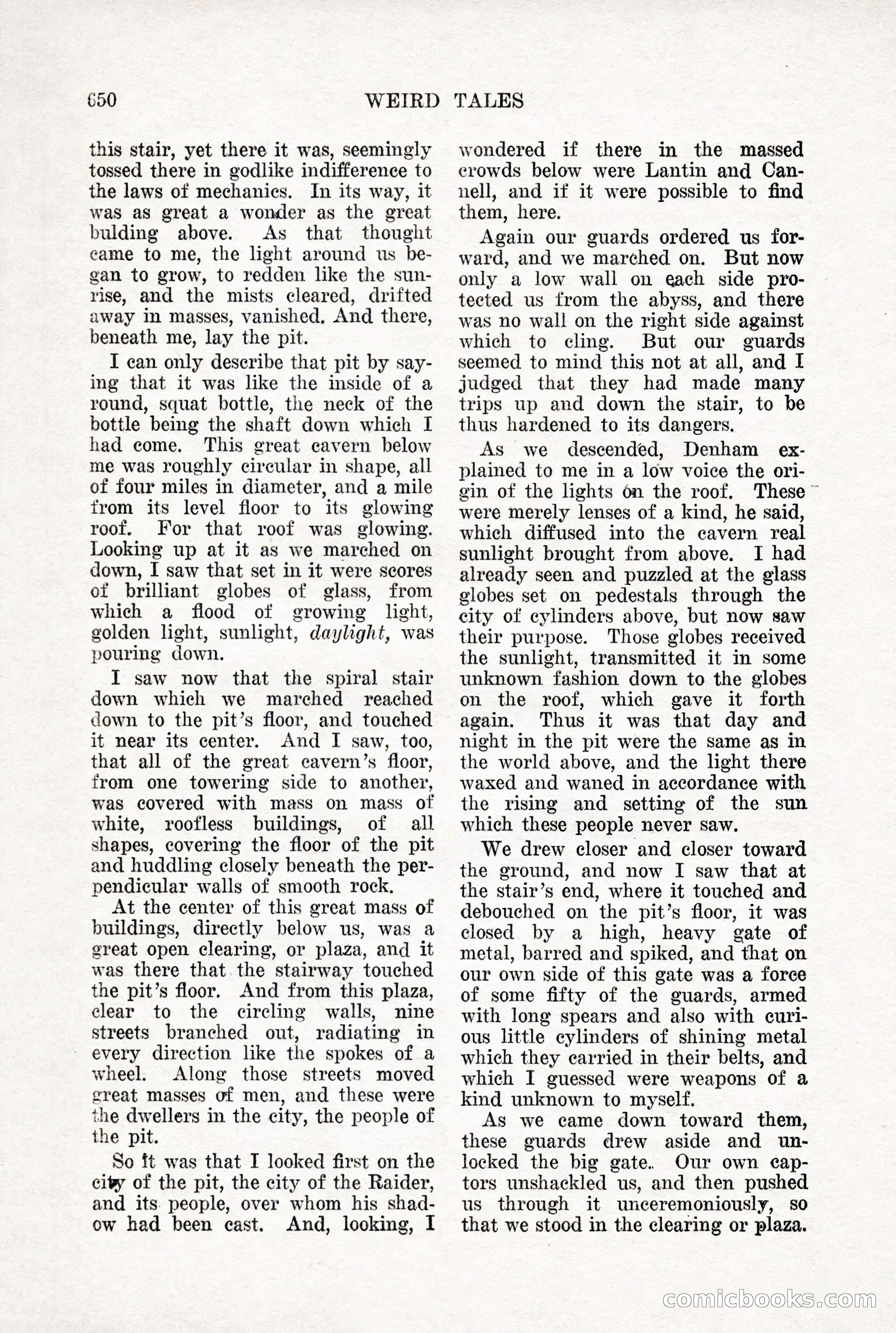 Weird Tales, Vol. X, No. 5 — page 76 of 148
