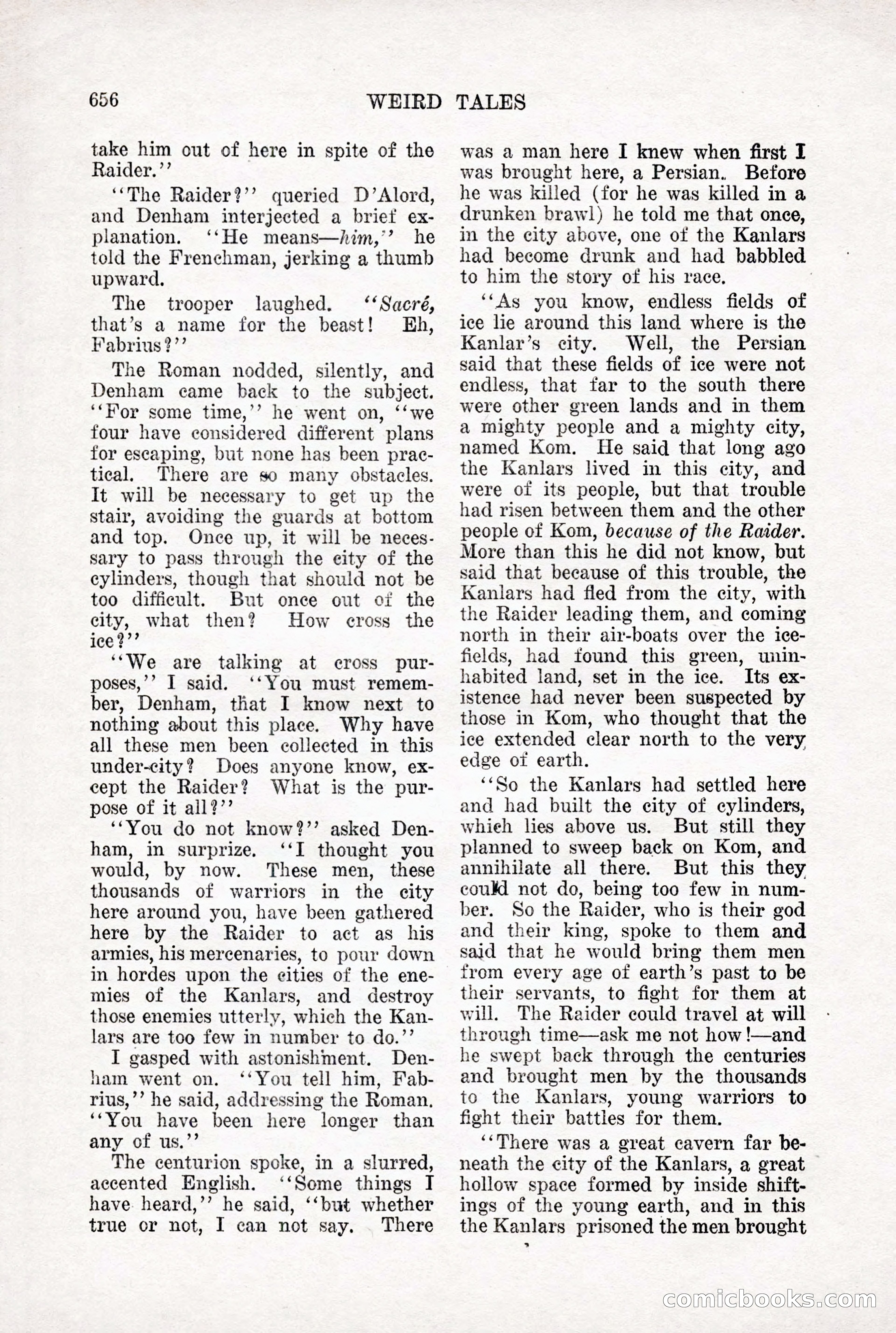 Weird Tales, Vol. X, No. 5 — page 82 of 148