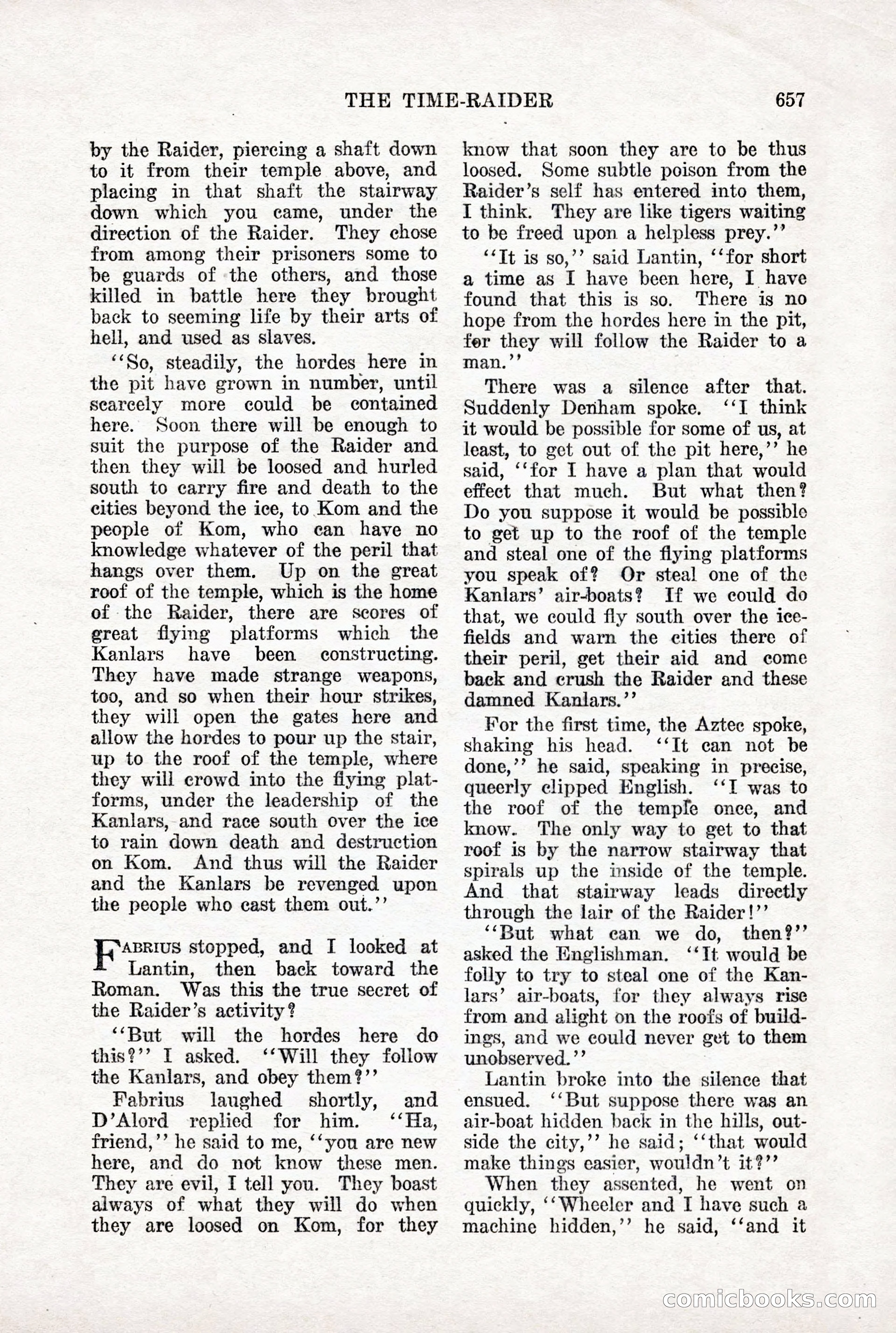 Weird Tales, Vol. X, No. 5 — page 83 of 148