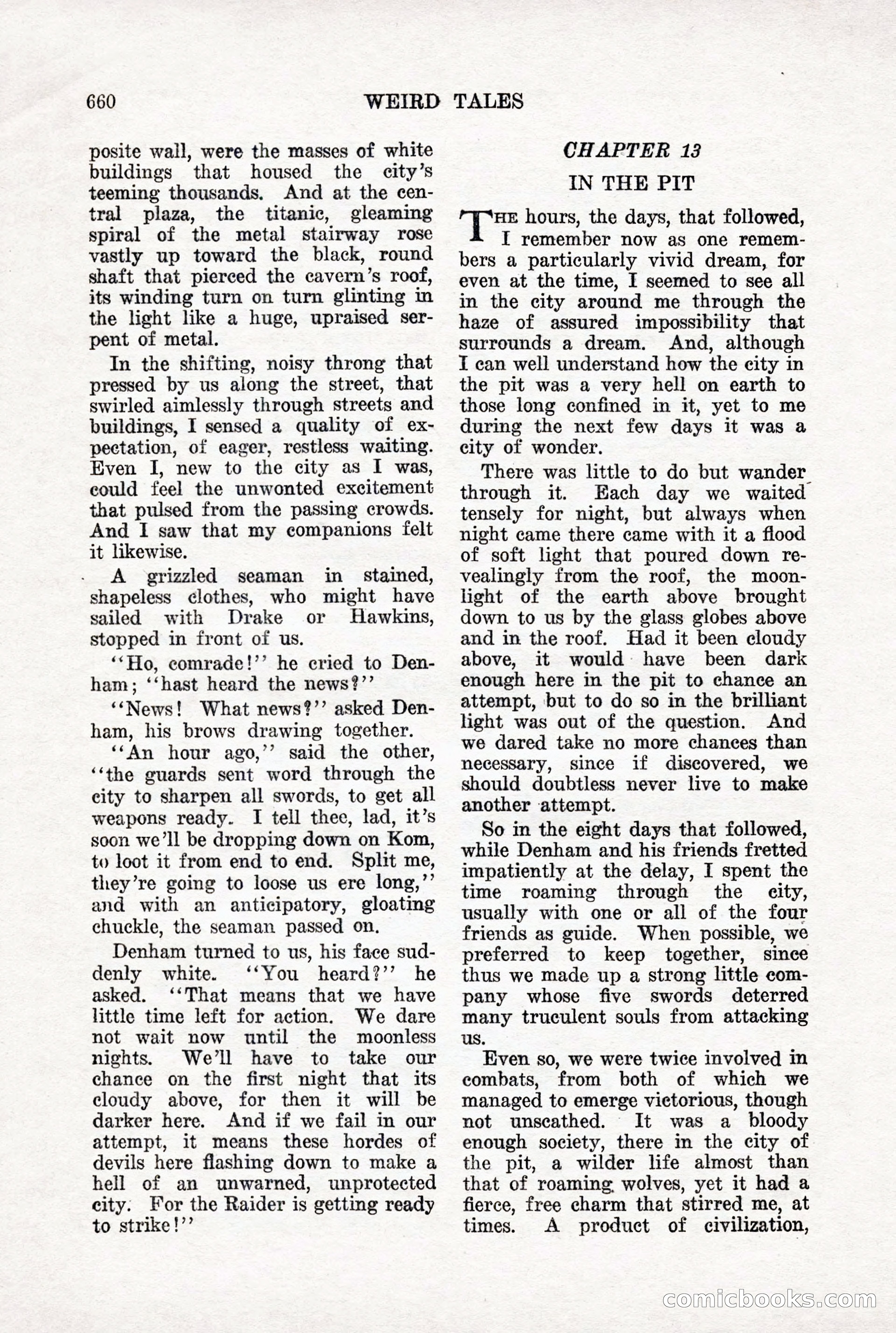 Weird Tales, Vol. X, No. 5 — page 86 of 148