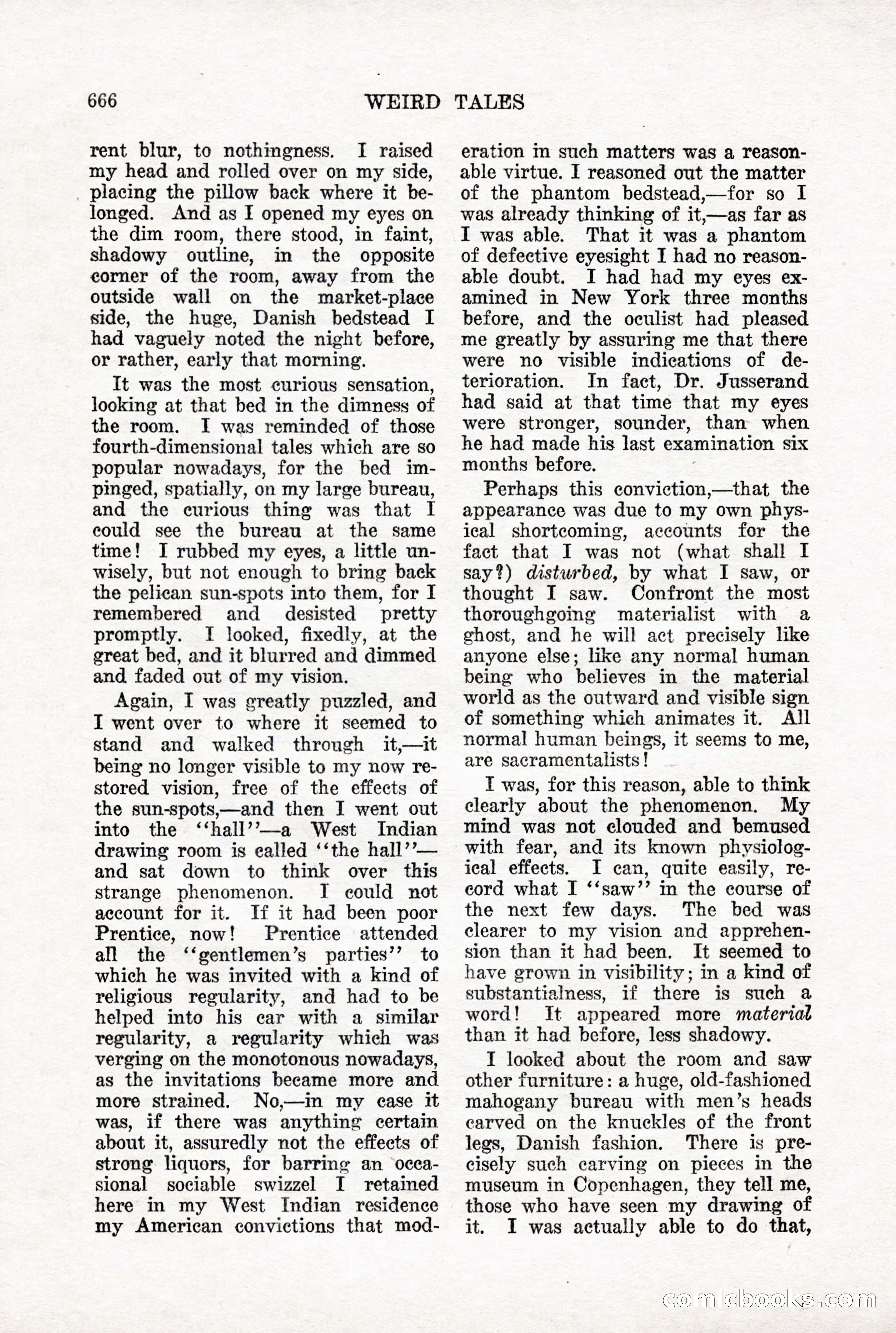 Weird Tales, Vol. X, No. 5 — page 92 of 148