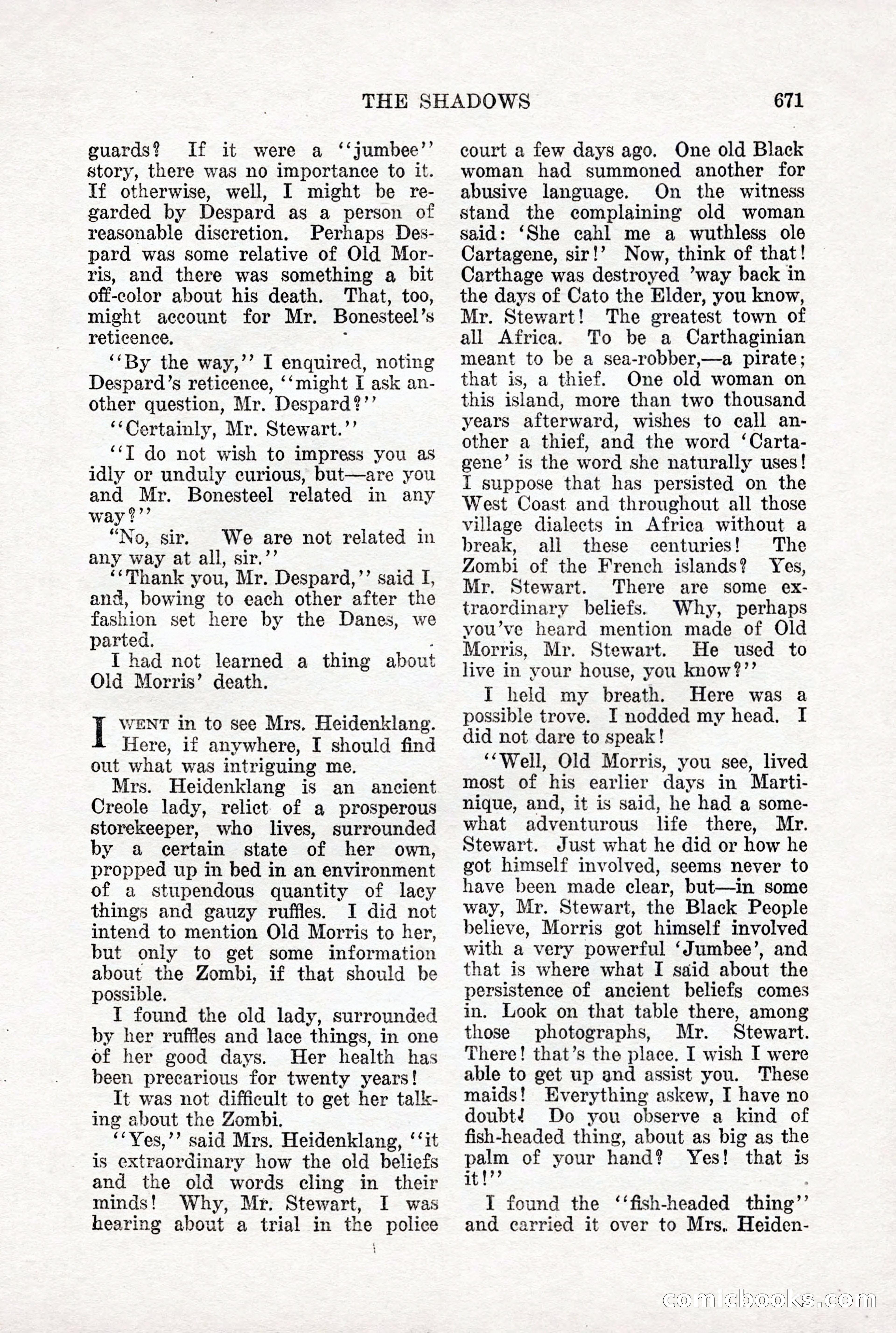Weird Tales, Vol. X, No. 5 — page 97 of 148