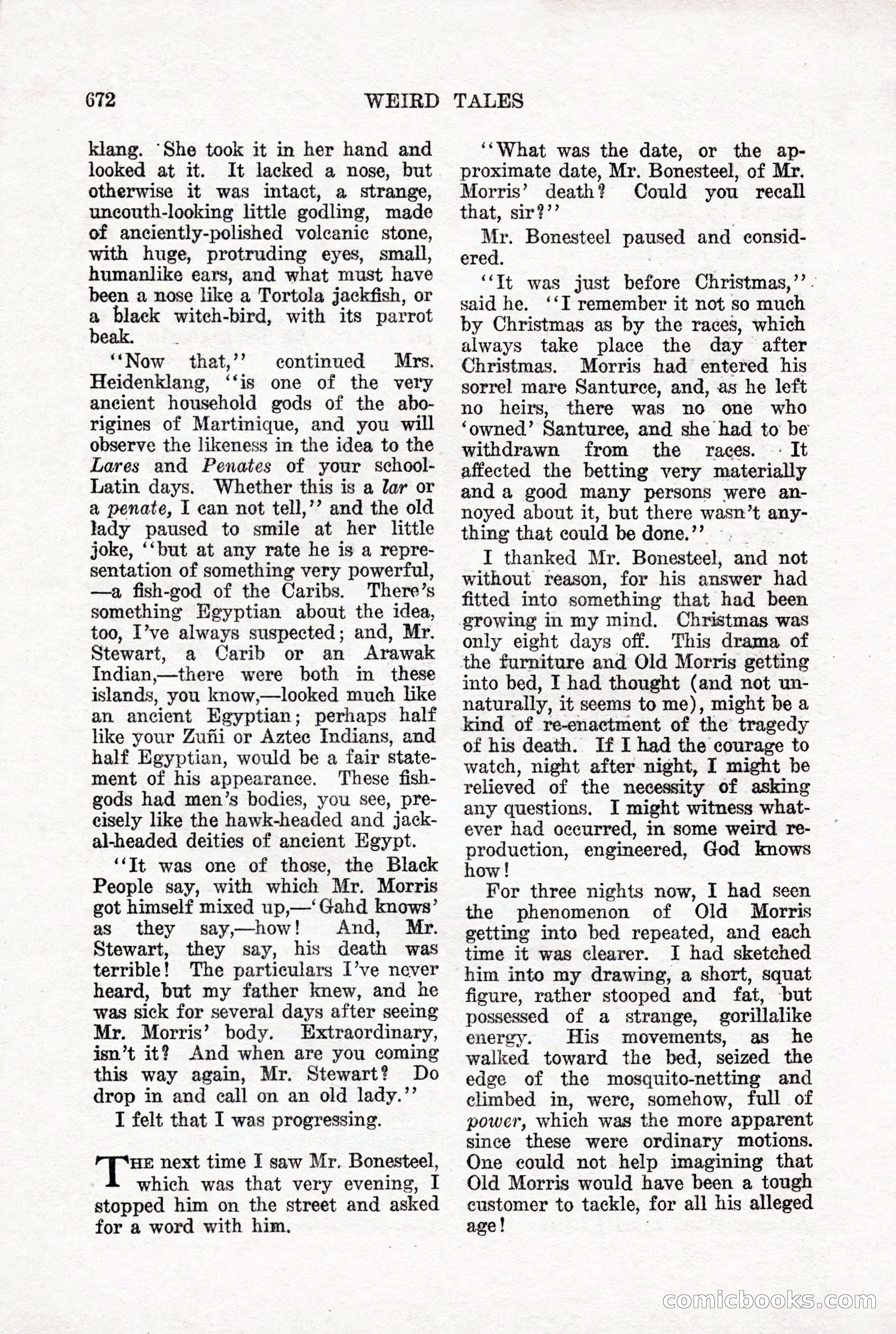 Weird Tales, Vol. X, No. 5 — page 98 of 148