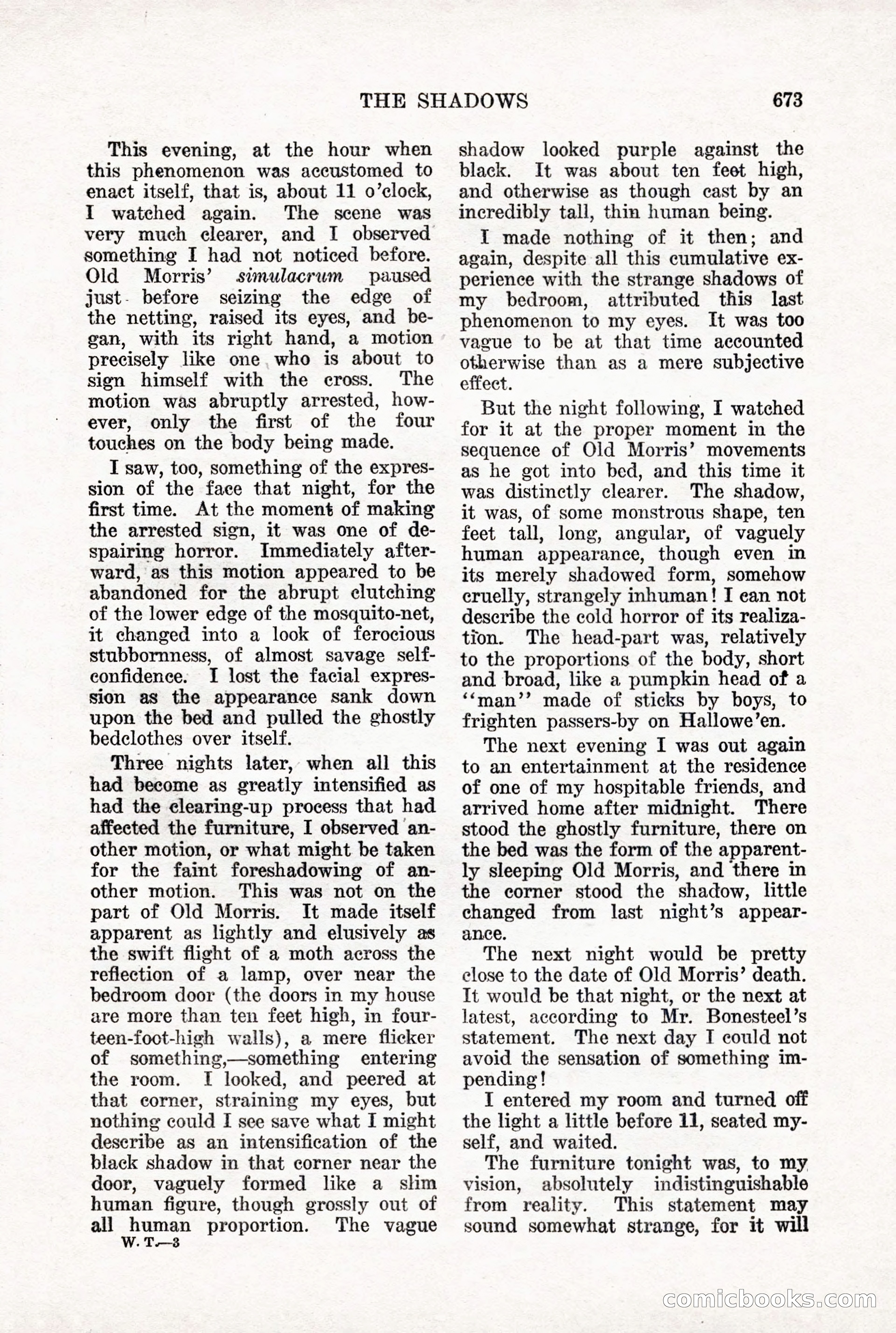 Weird Tales, Vol. X, No. 5 — page 99 of 148