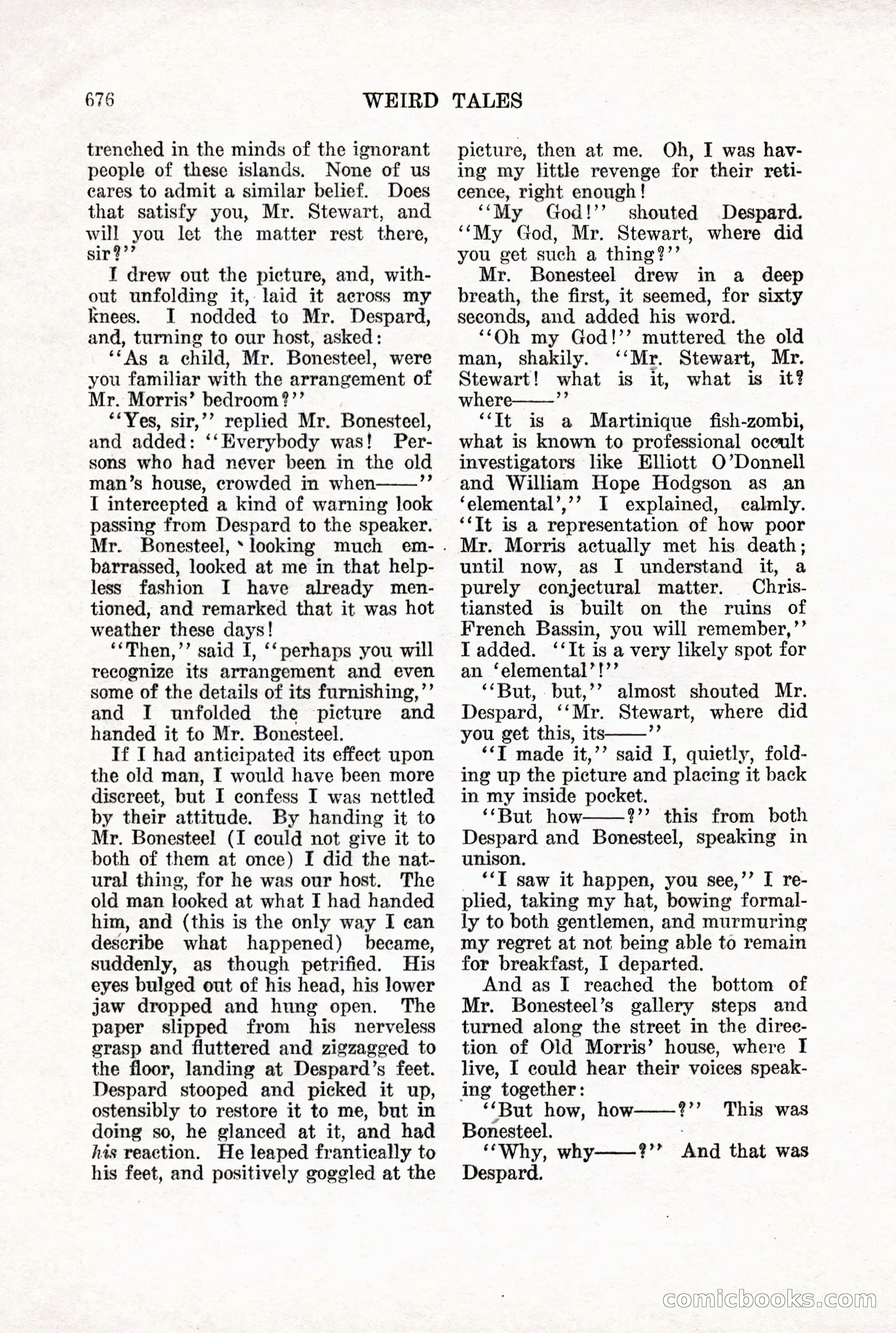 Weird Tales, Vol. X, No. 5 — page 102 of 148