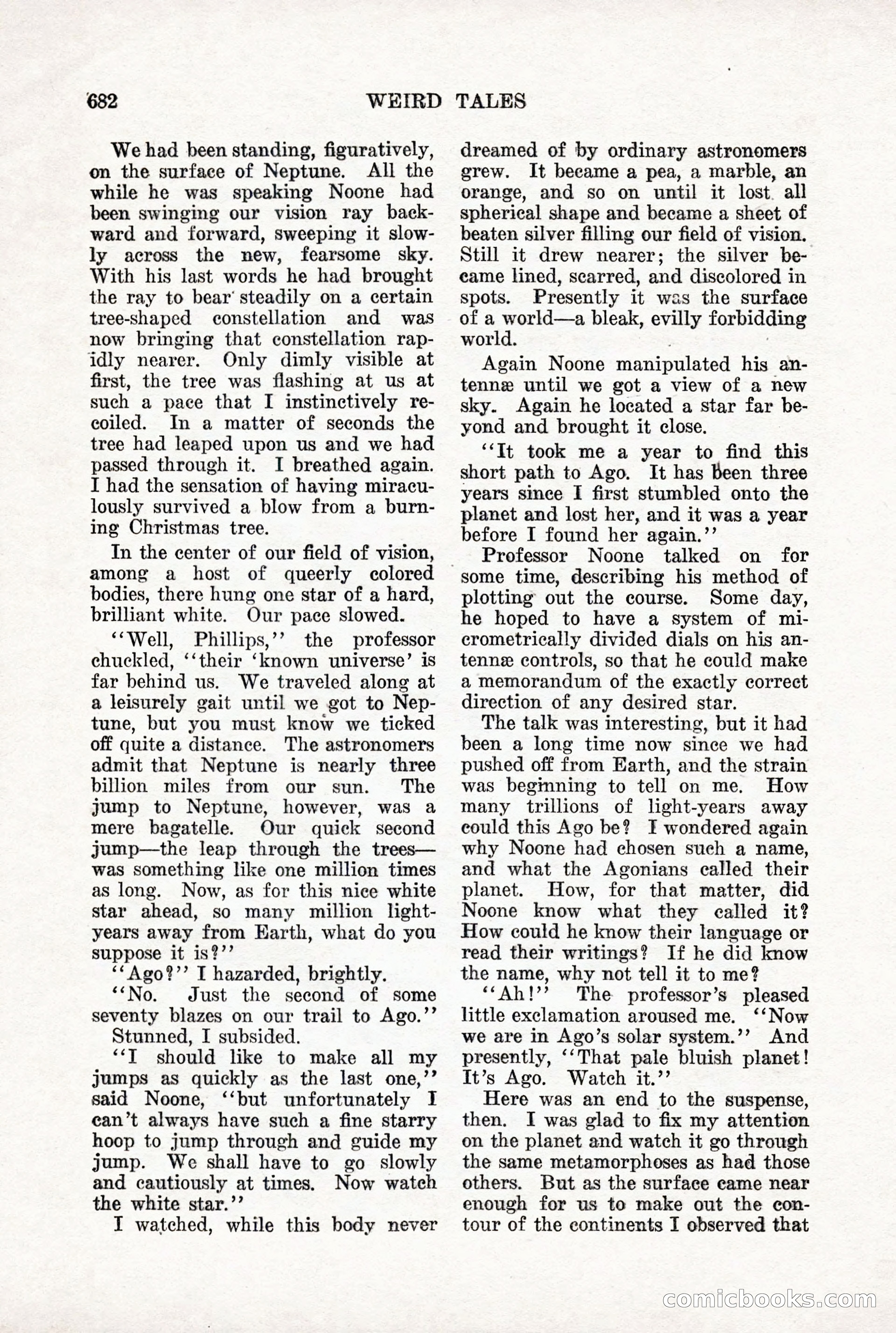 Weird Tales, Vol. X, No. 5 — page 108 of 148