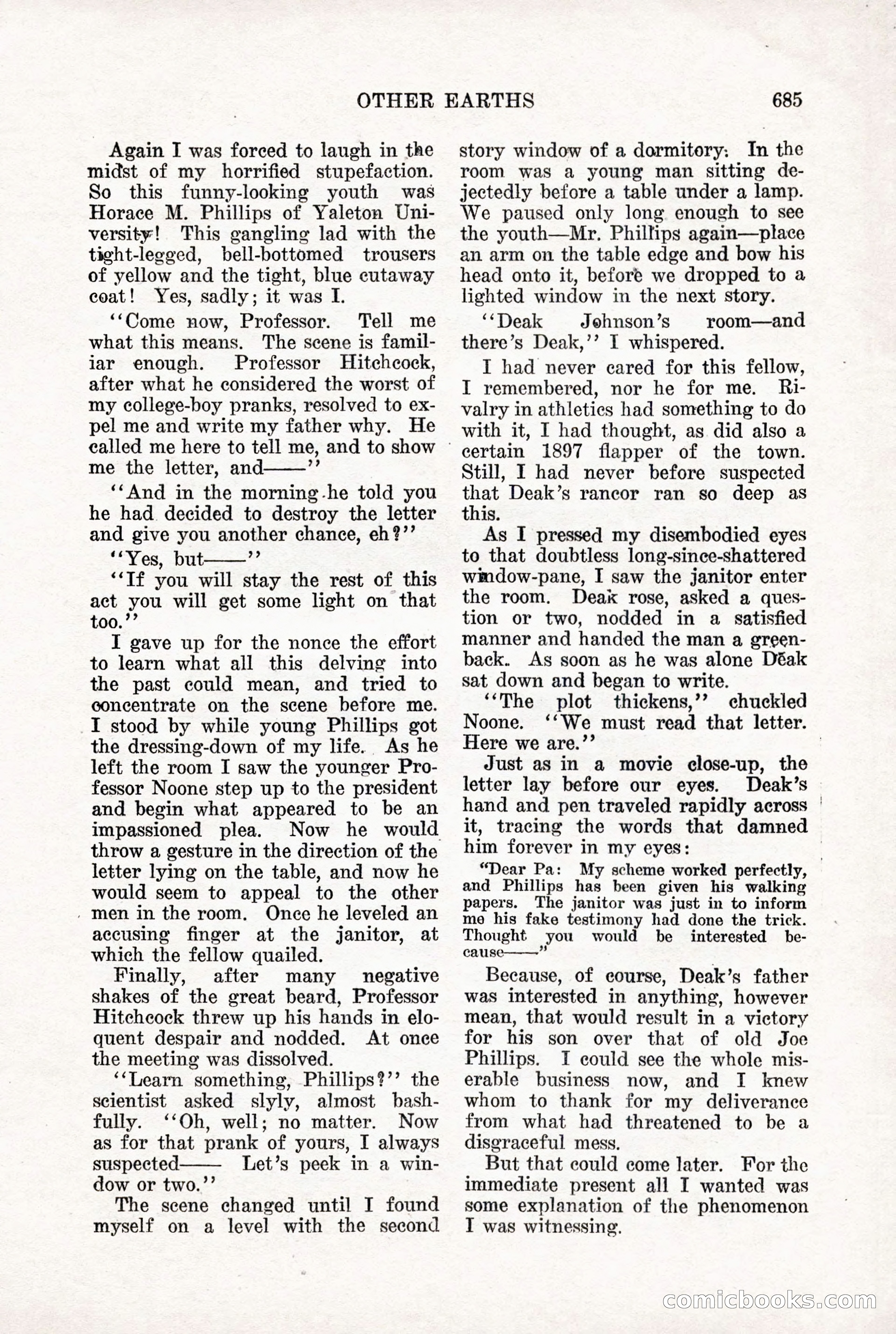 Weird Tales, Vol. X, No. 5 — page 111 of 148