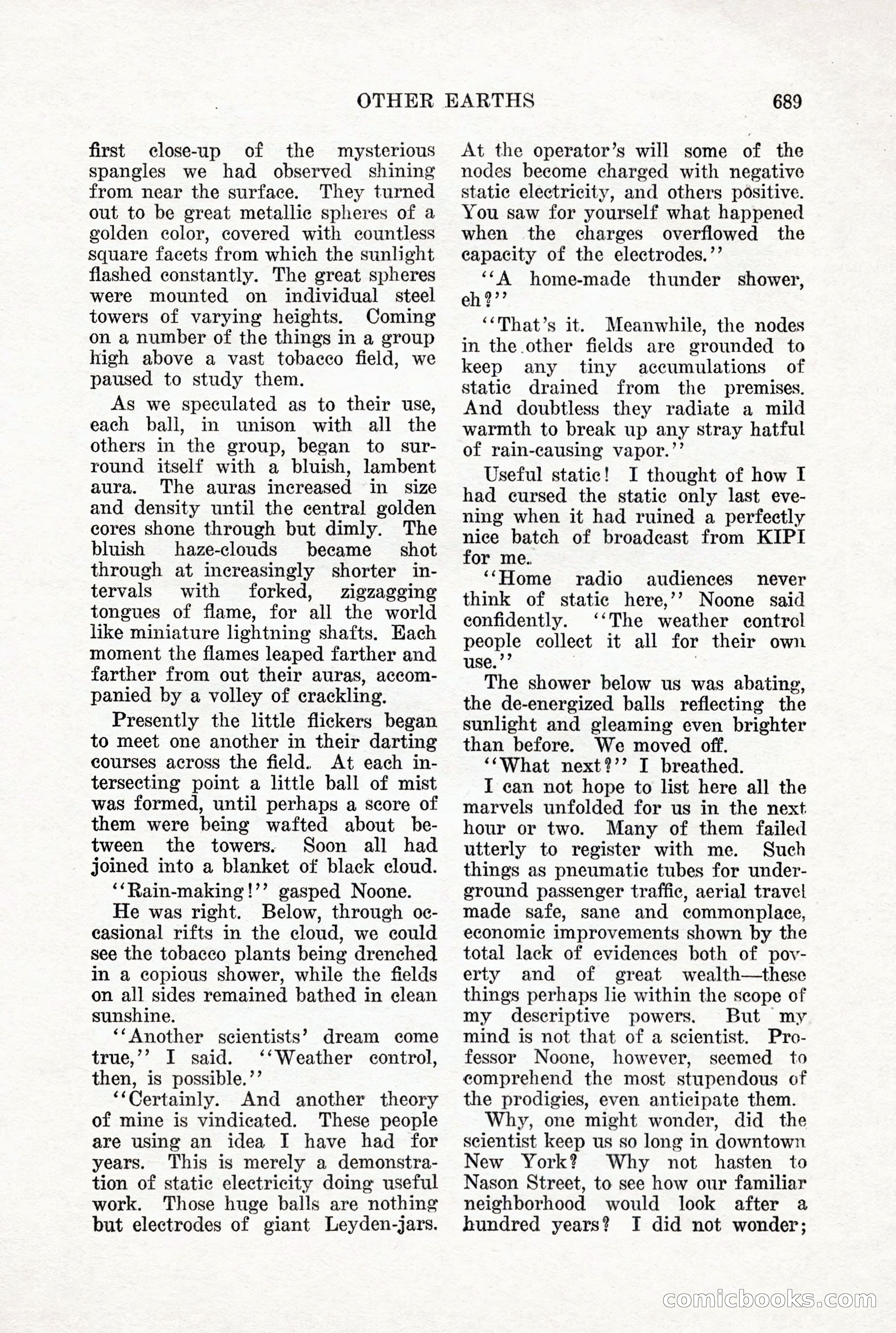 Weird Tales, Vol. X, No. 5 — page 115 of 148
