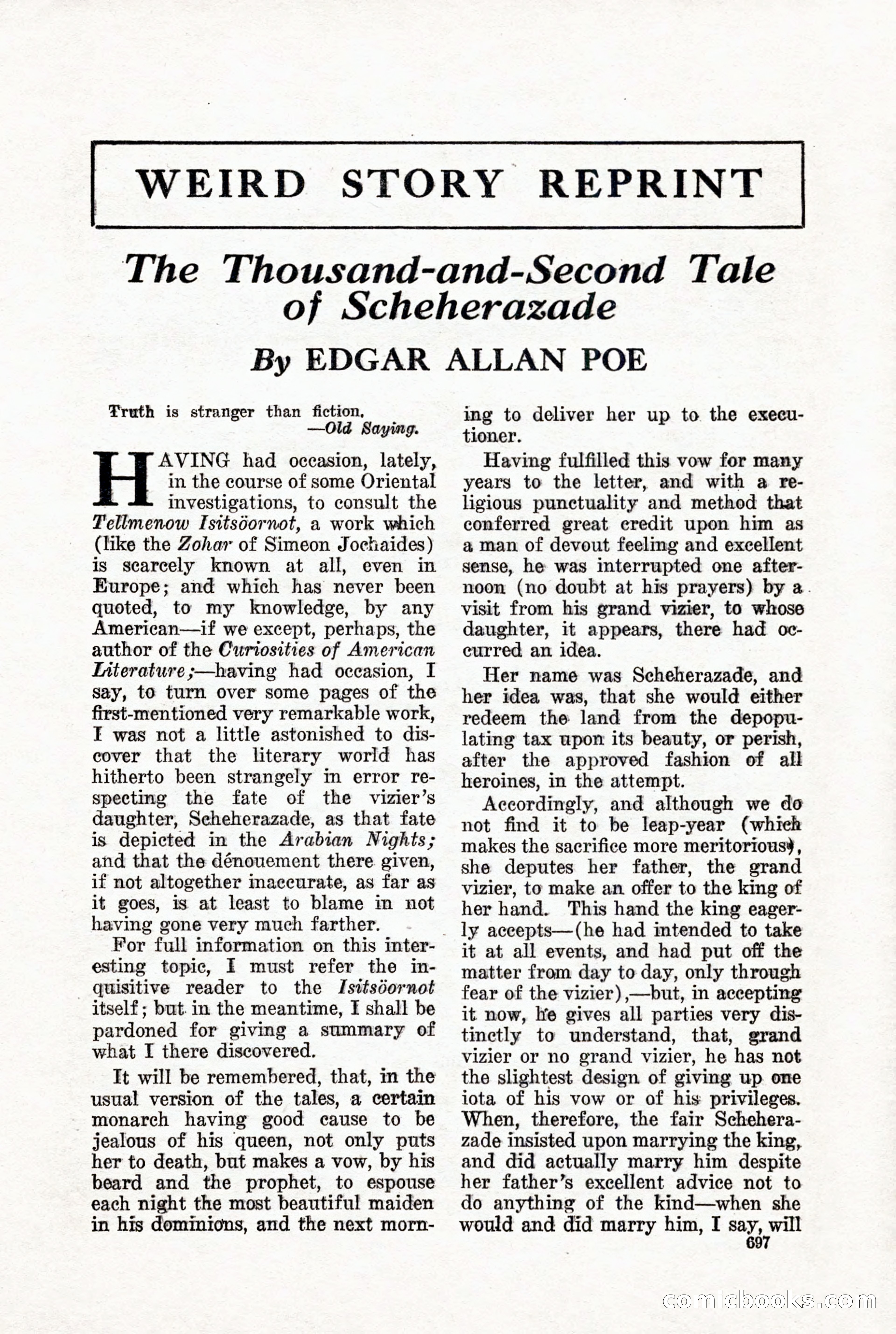 Weird Tales, Vol. X, No. 5 — page 123 of 148