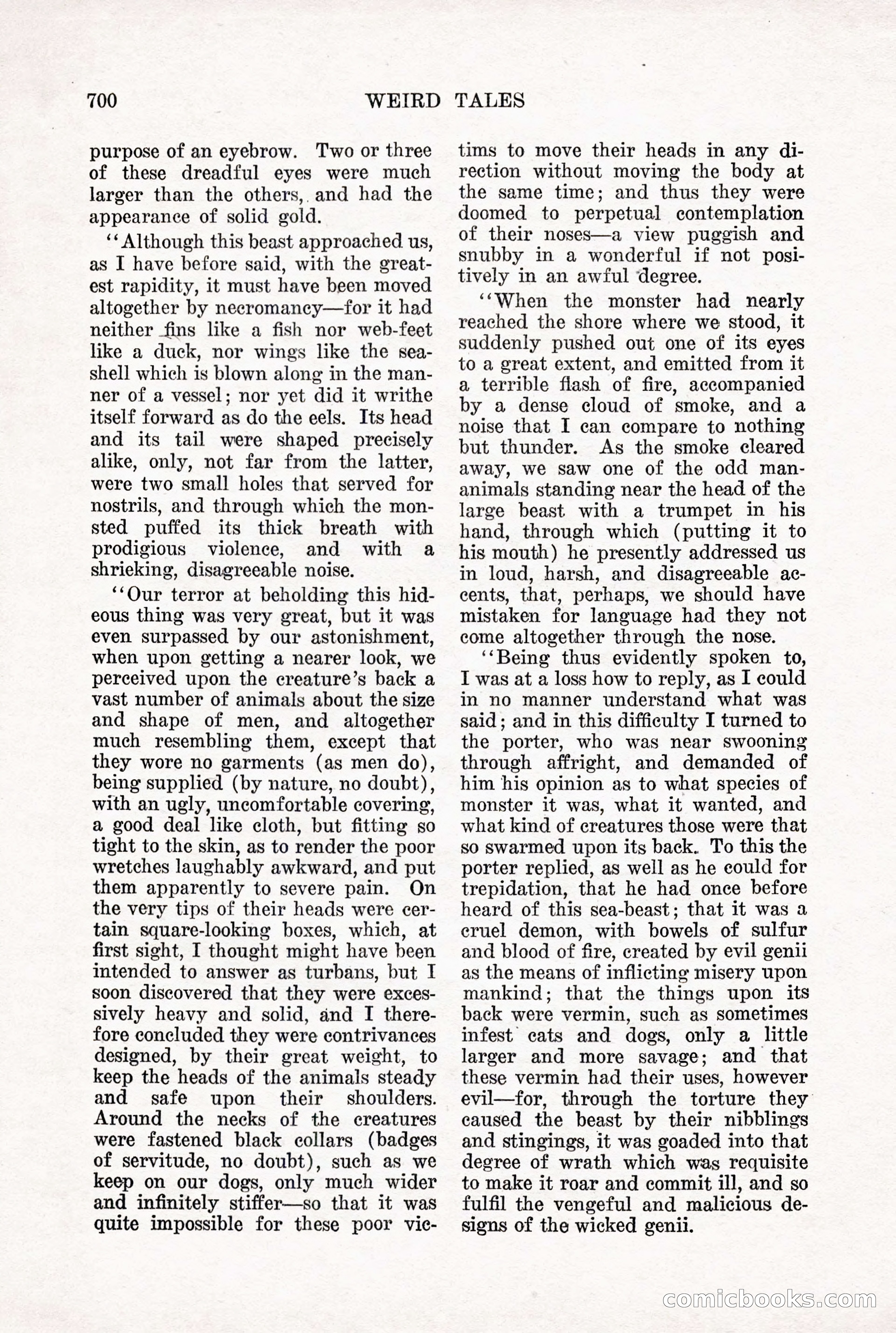Weird Tales, Vol. X, No. 5 — page 126 of 148