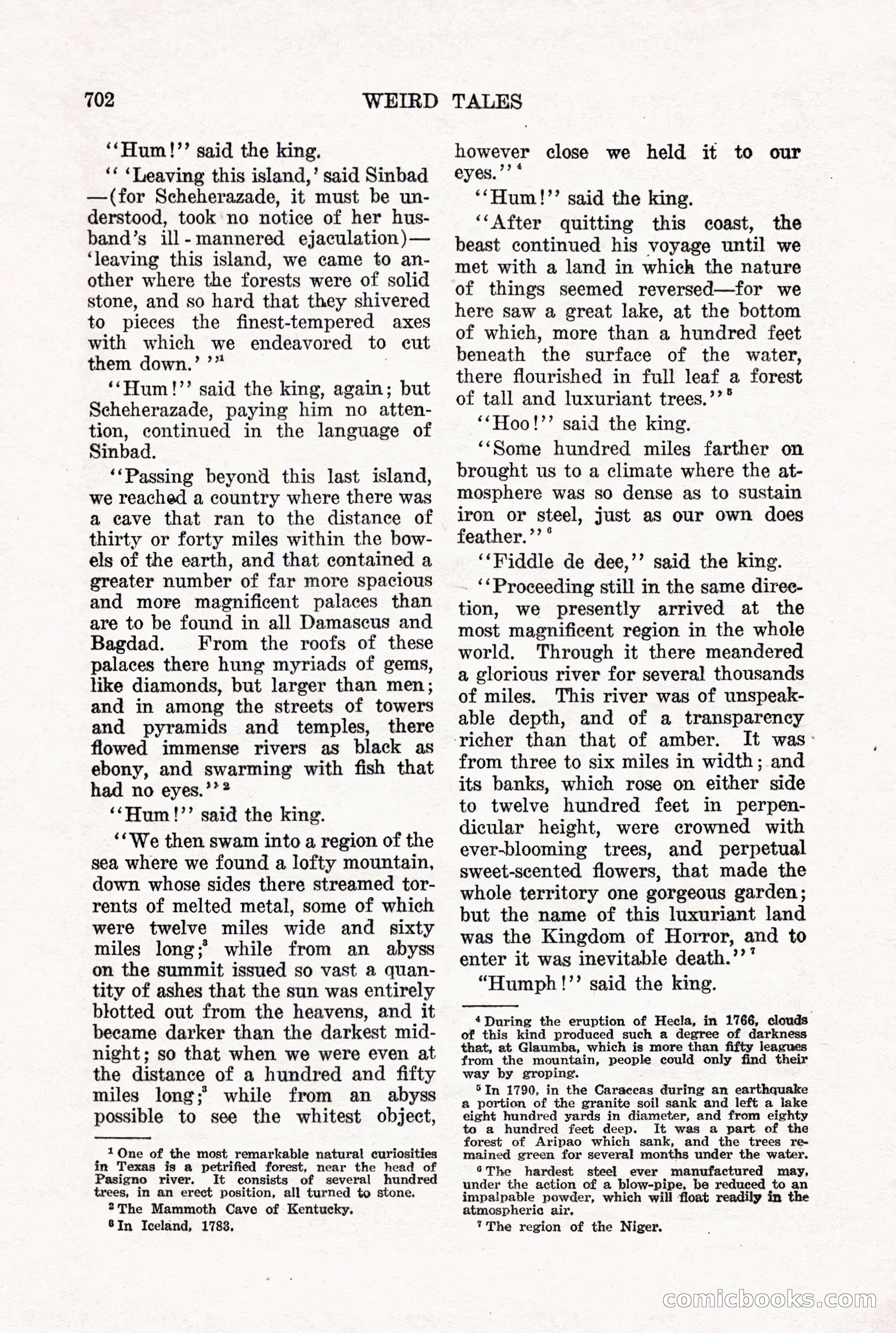 Weird Tales, Vol. X, No. 5 — page 128 of 148