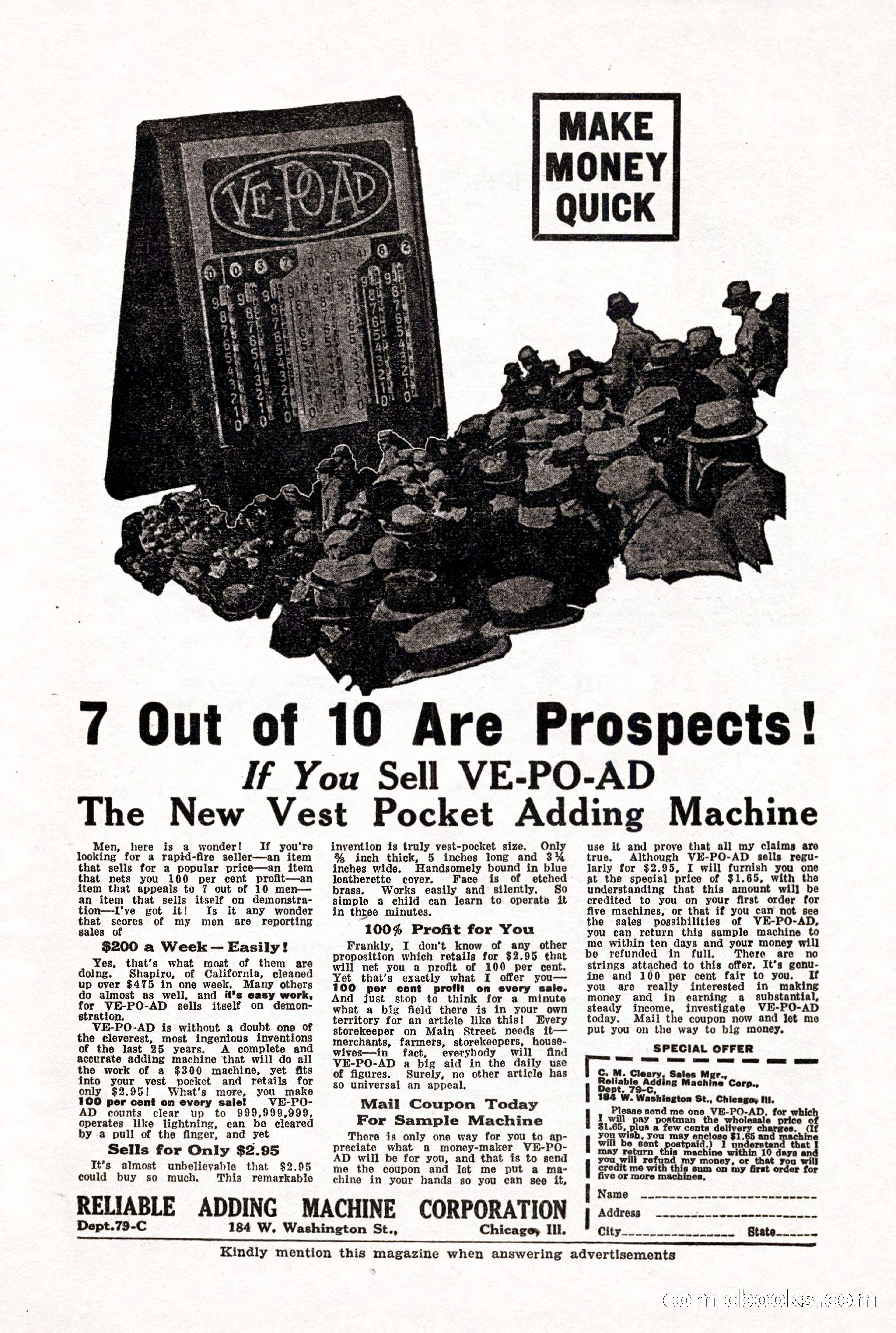 Weird Tales, Vol. X, No. 5 — page 139 of 148