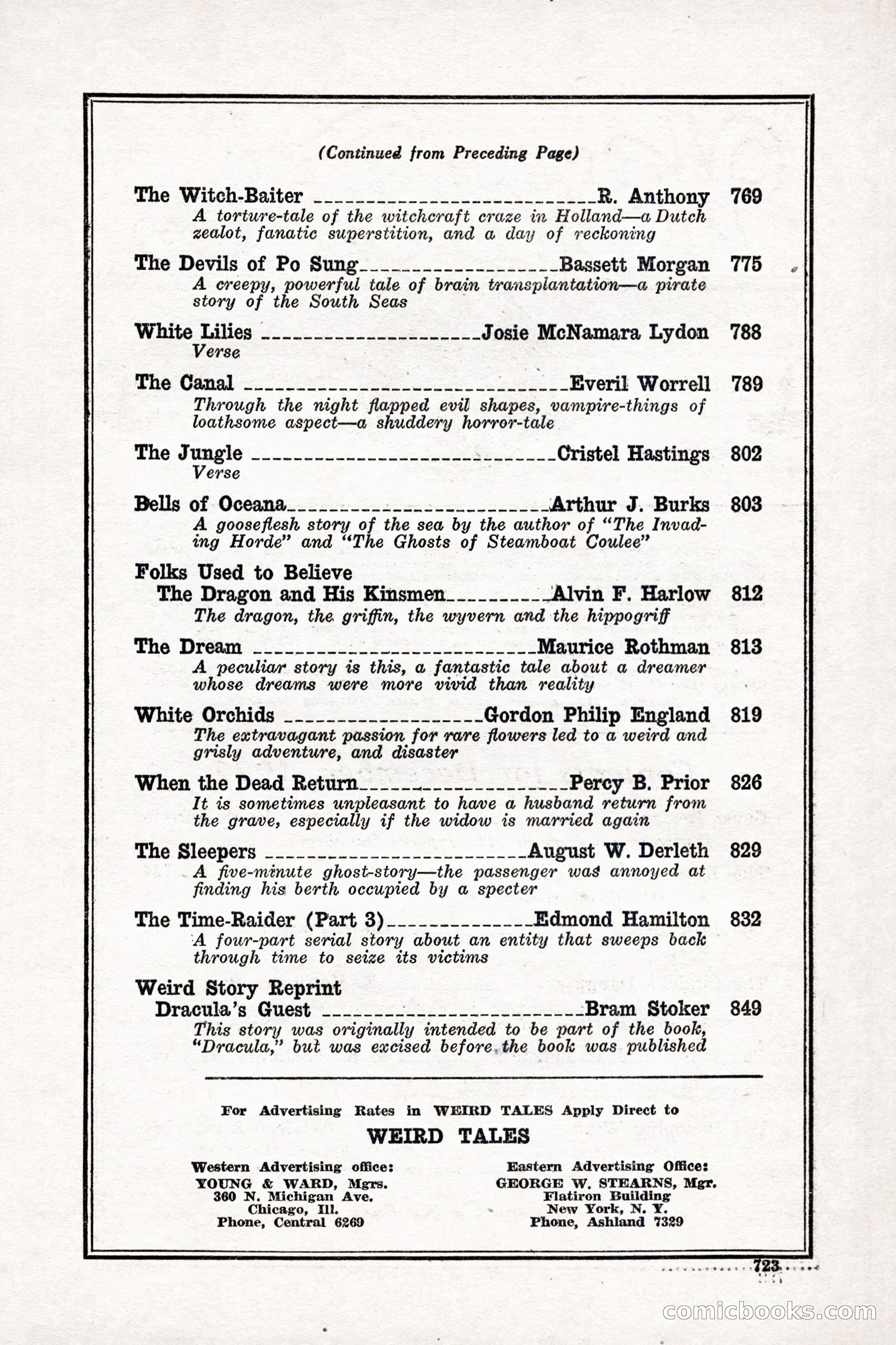 Weird Tales, December 1927 — page 5 of 148