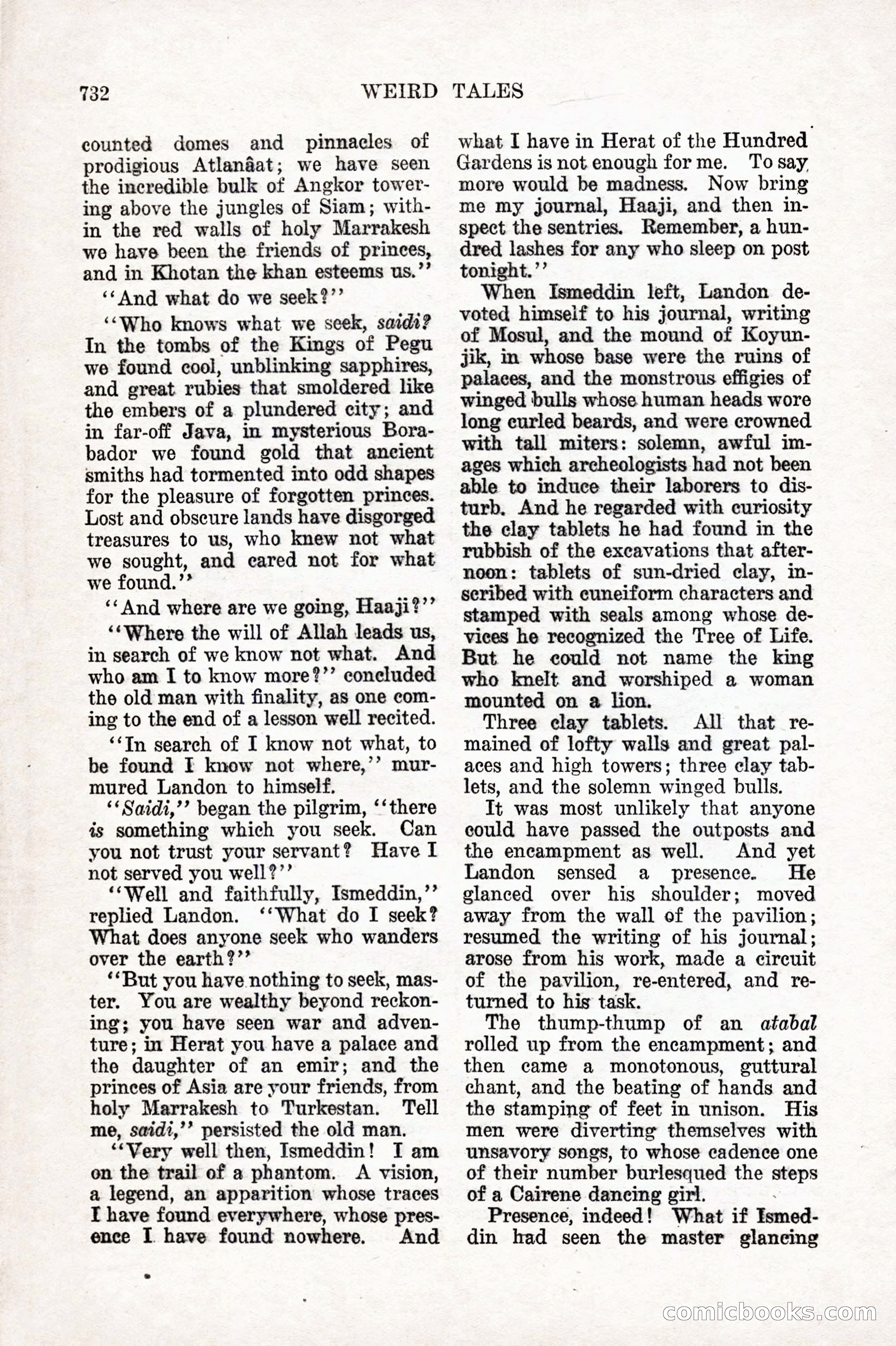Weird Tales, December 1927 — page 14 of 148