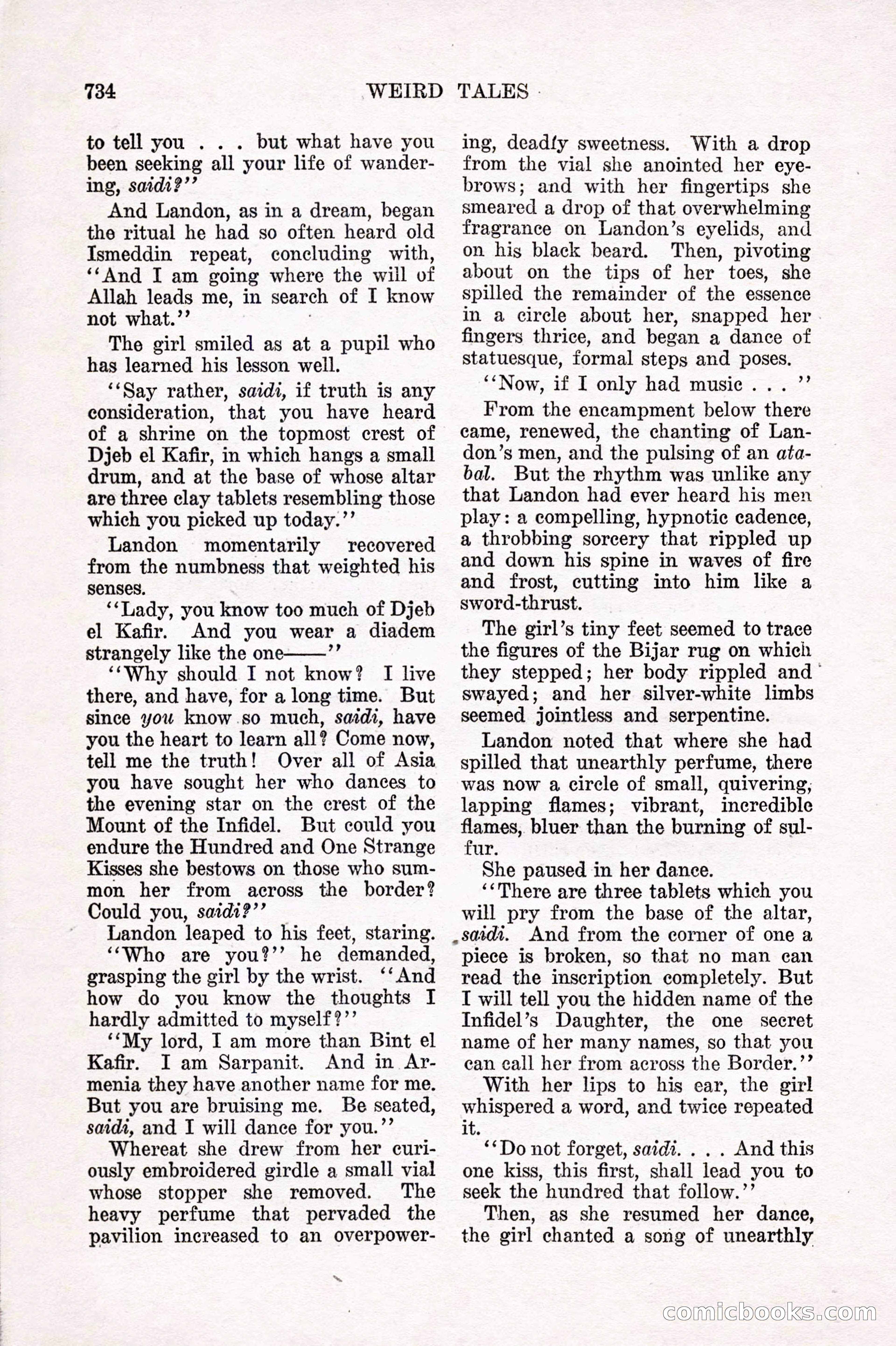 Weird Tales, December 1927 — page 16 of 148