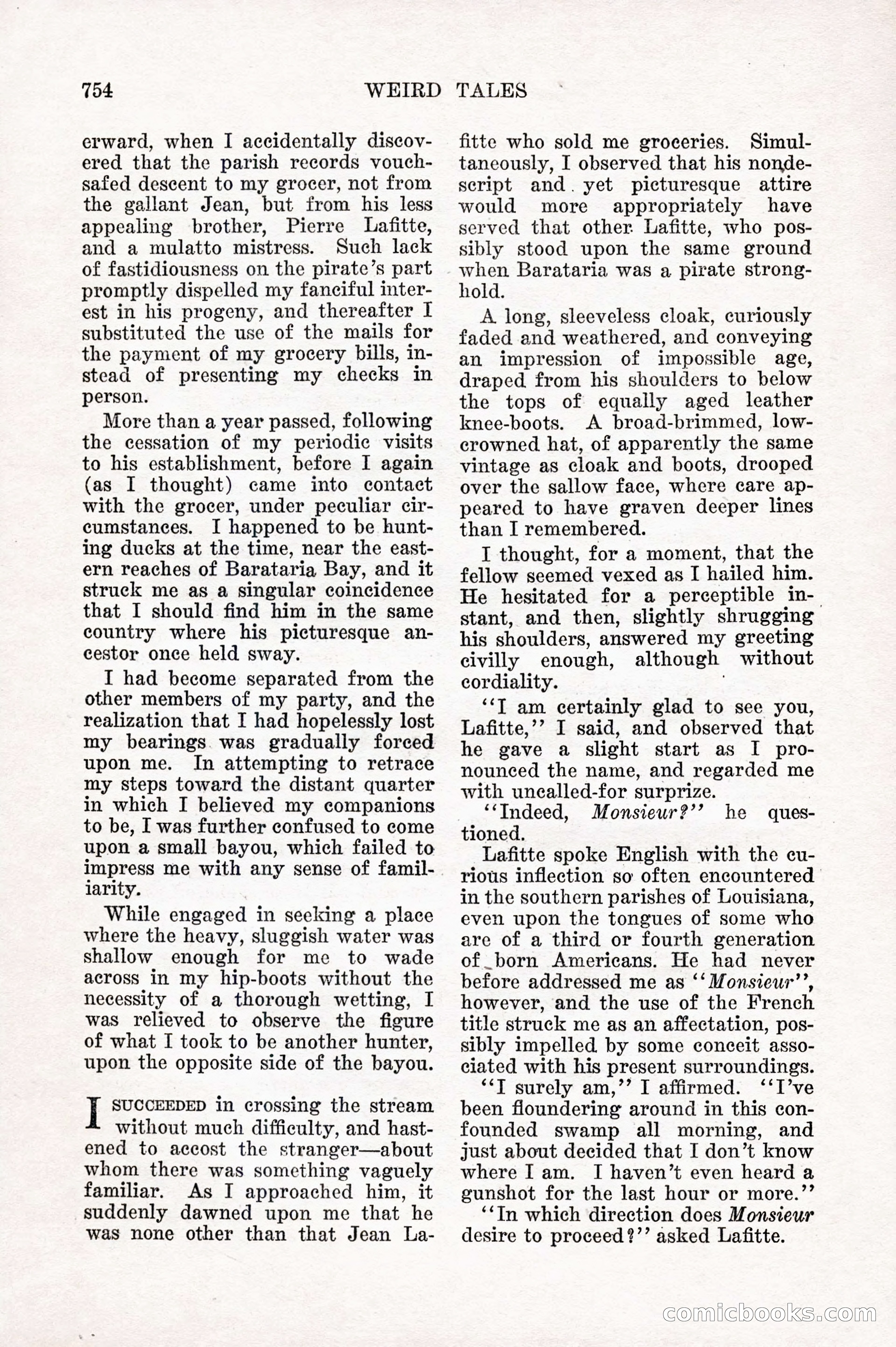 Weird Tales, December 1927 — page 36 of 148