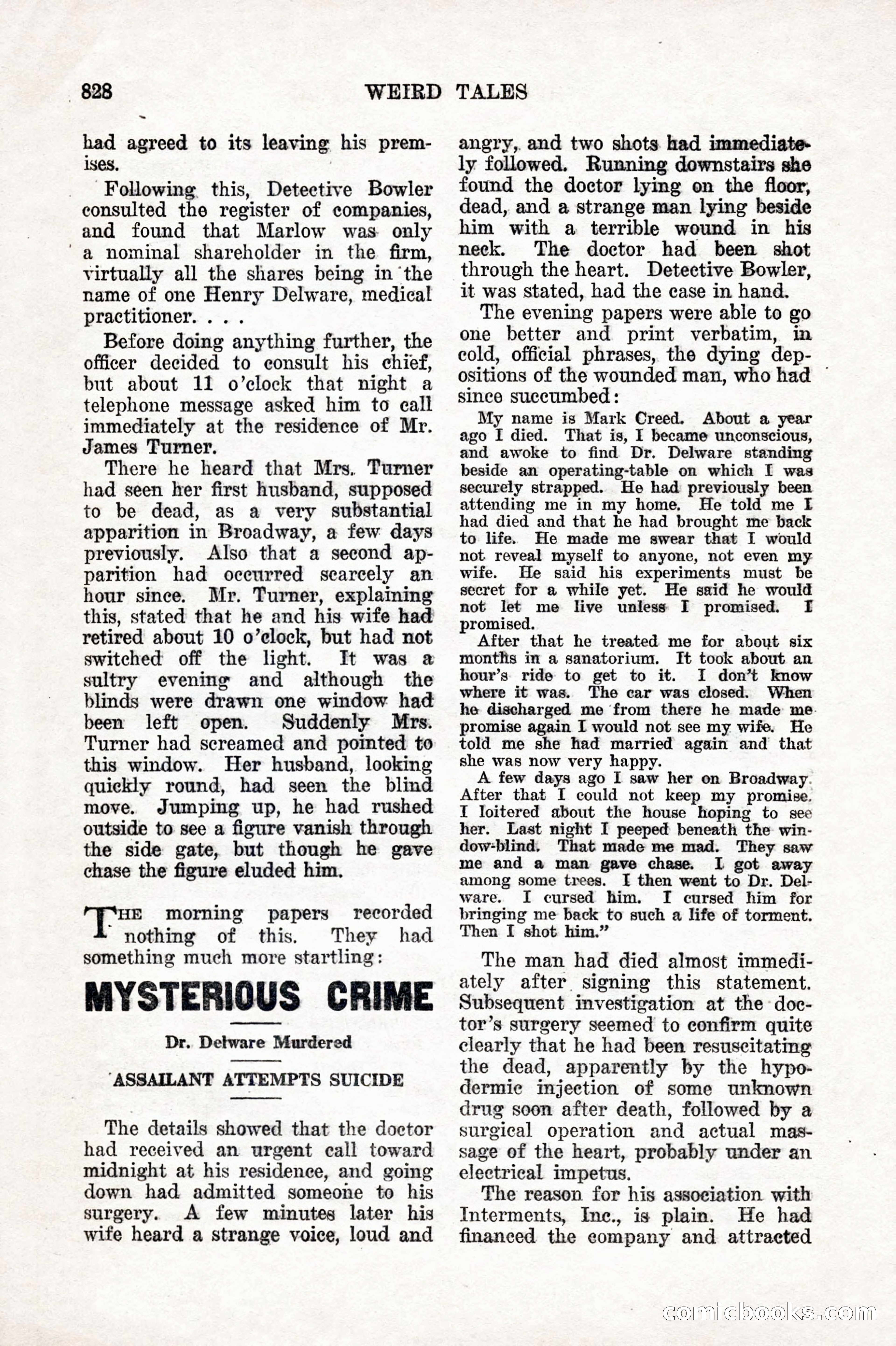 Weird Tales, December 1927 — page 110 of 148