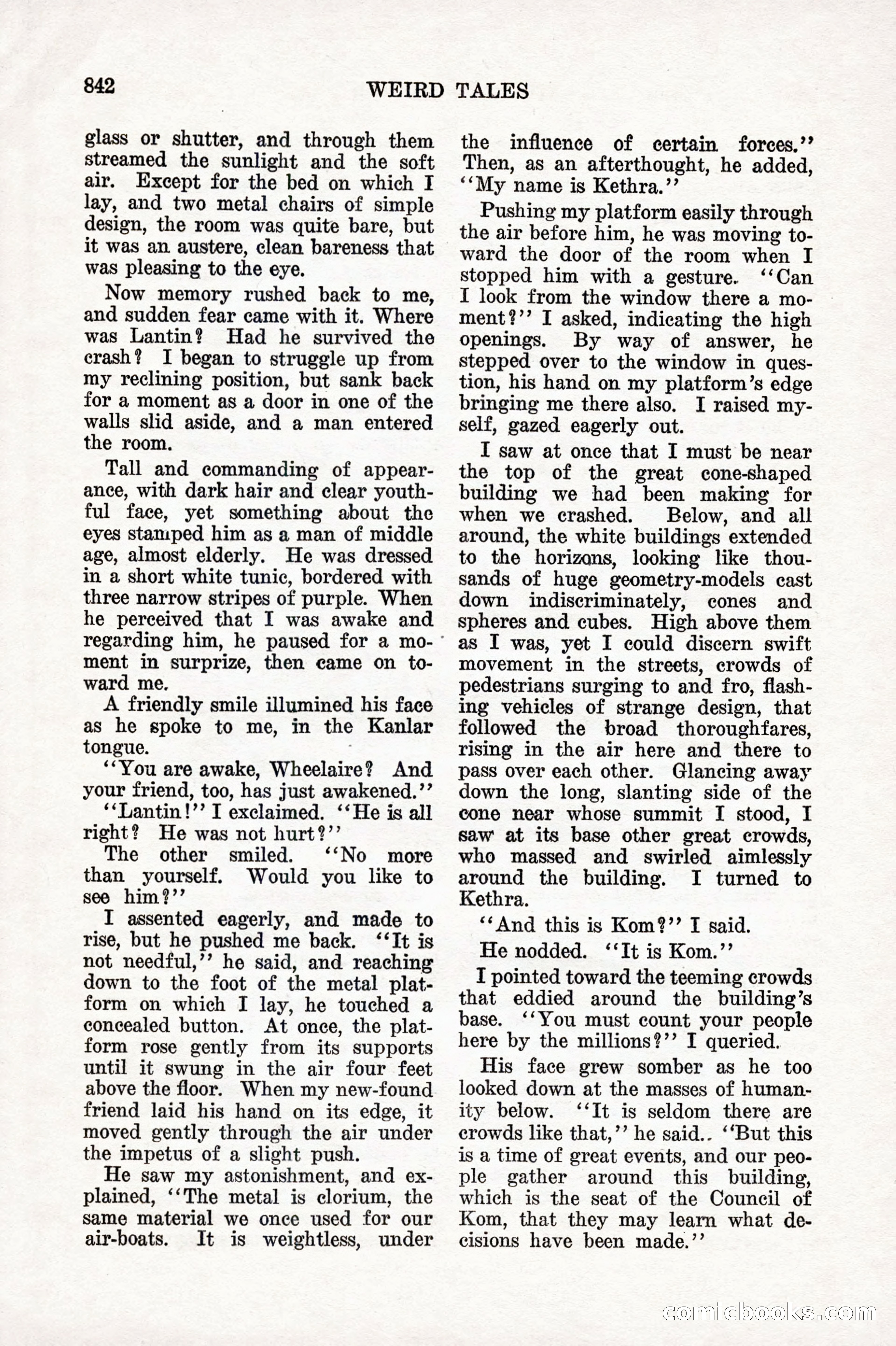 Weird Tales, December 1927 — page 124 of 148