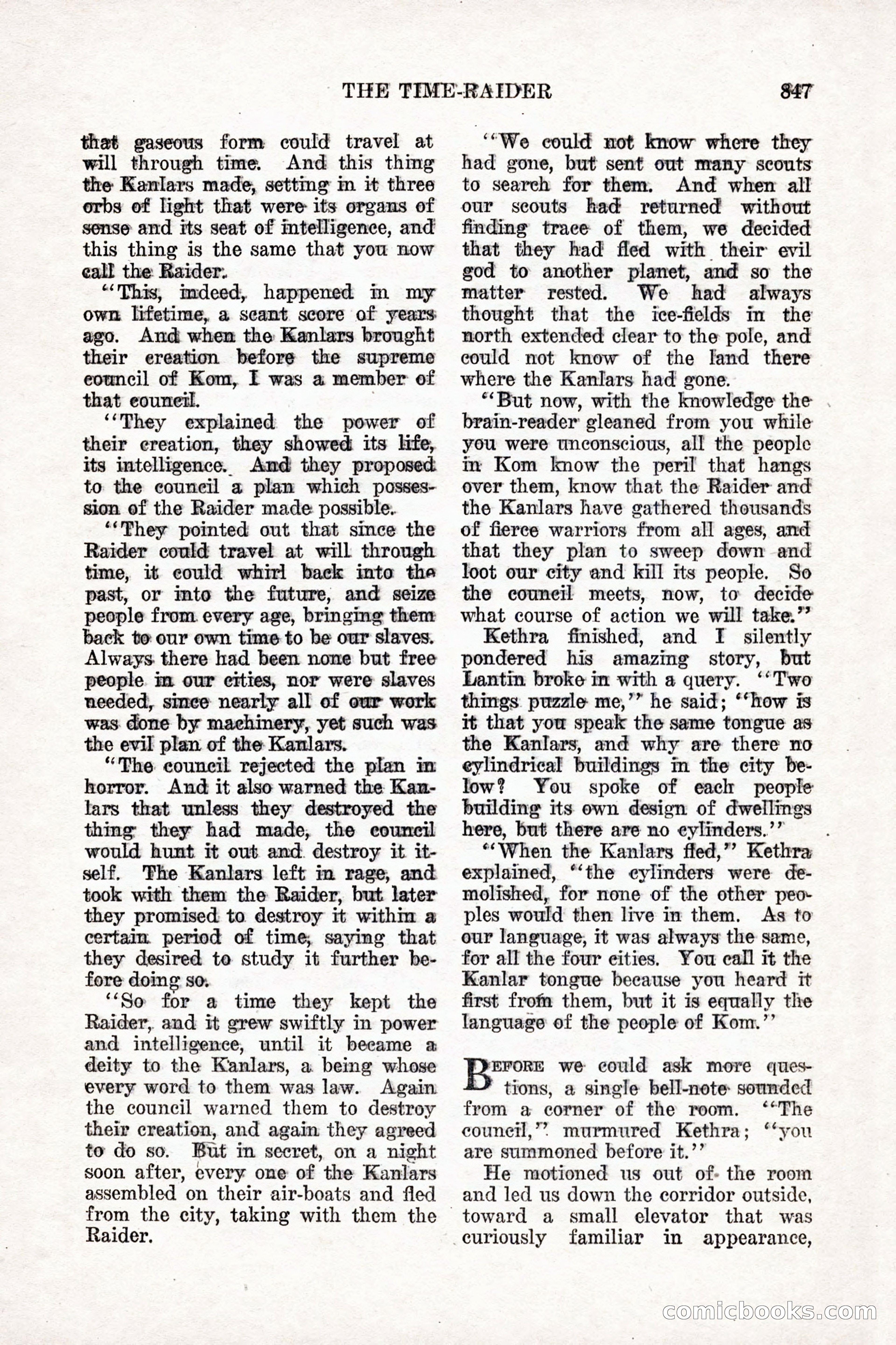 Weird Tales, December 1927 — page 129 of 148