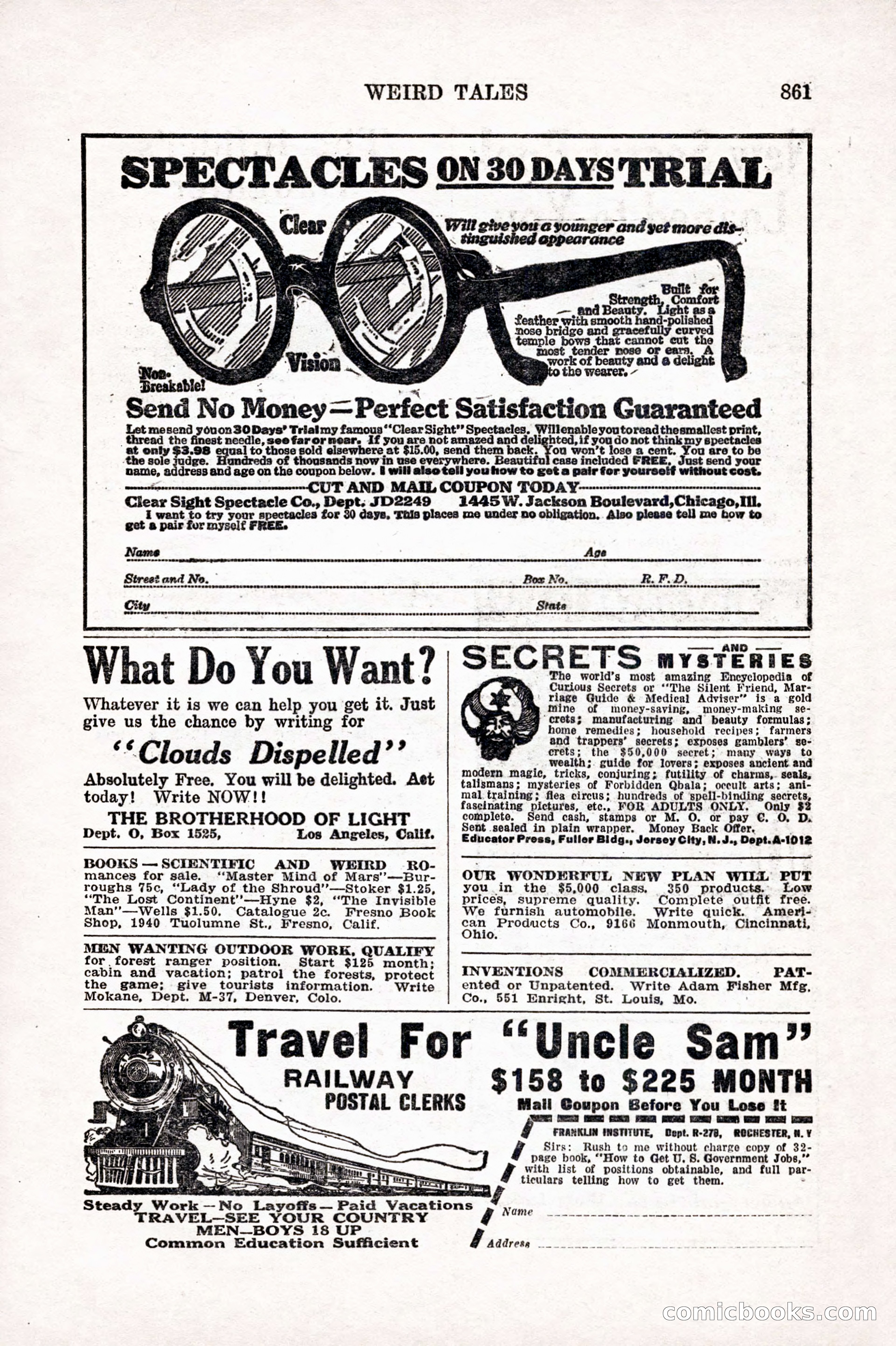 Weird Tales, December 1927 — page 143 of 148