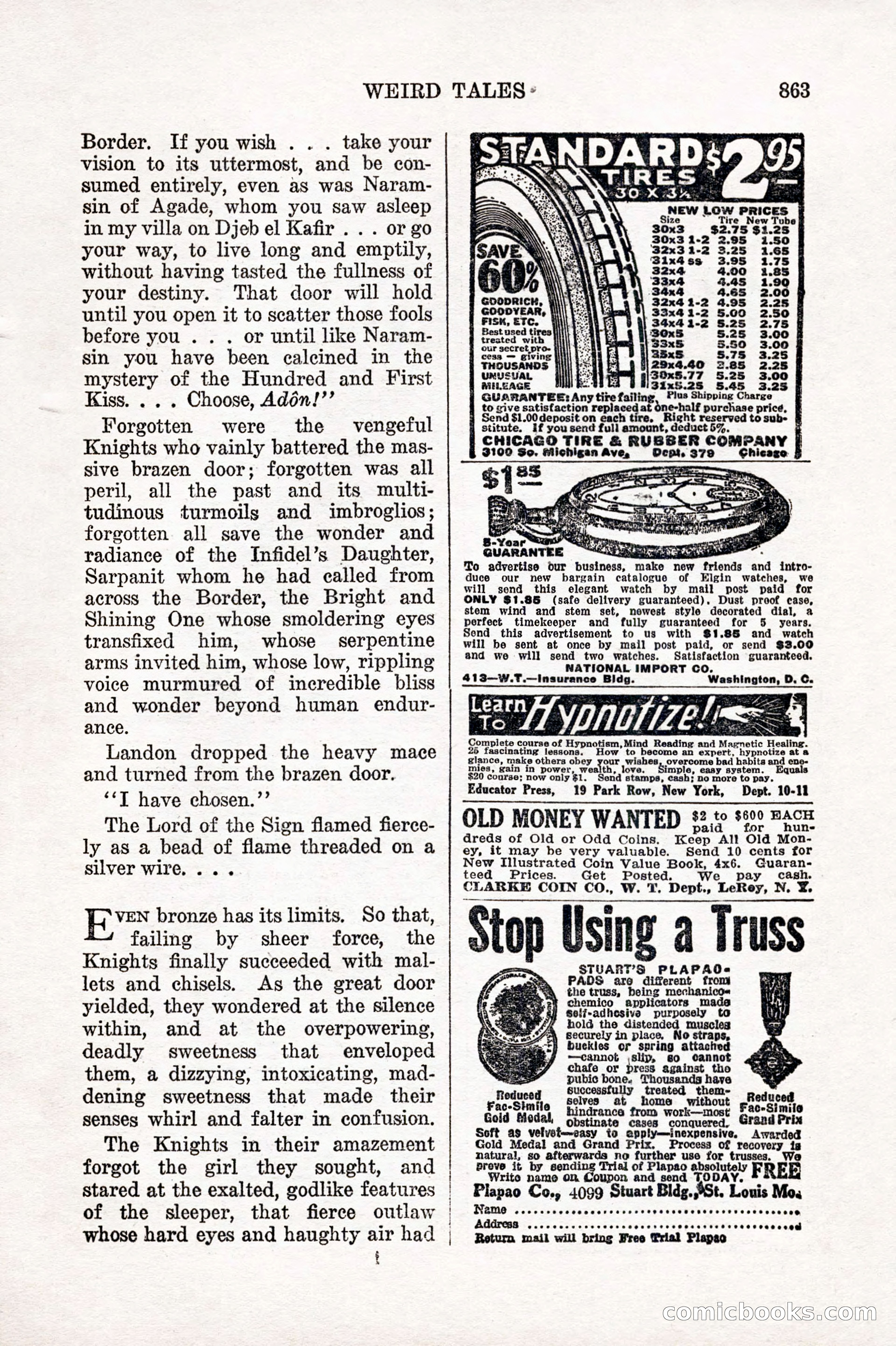 Weird Tales, December 1927 — page 145 of 148