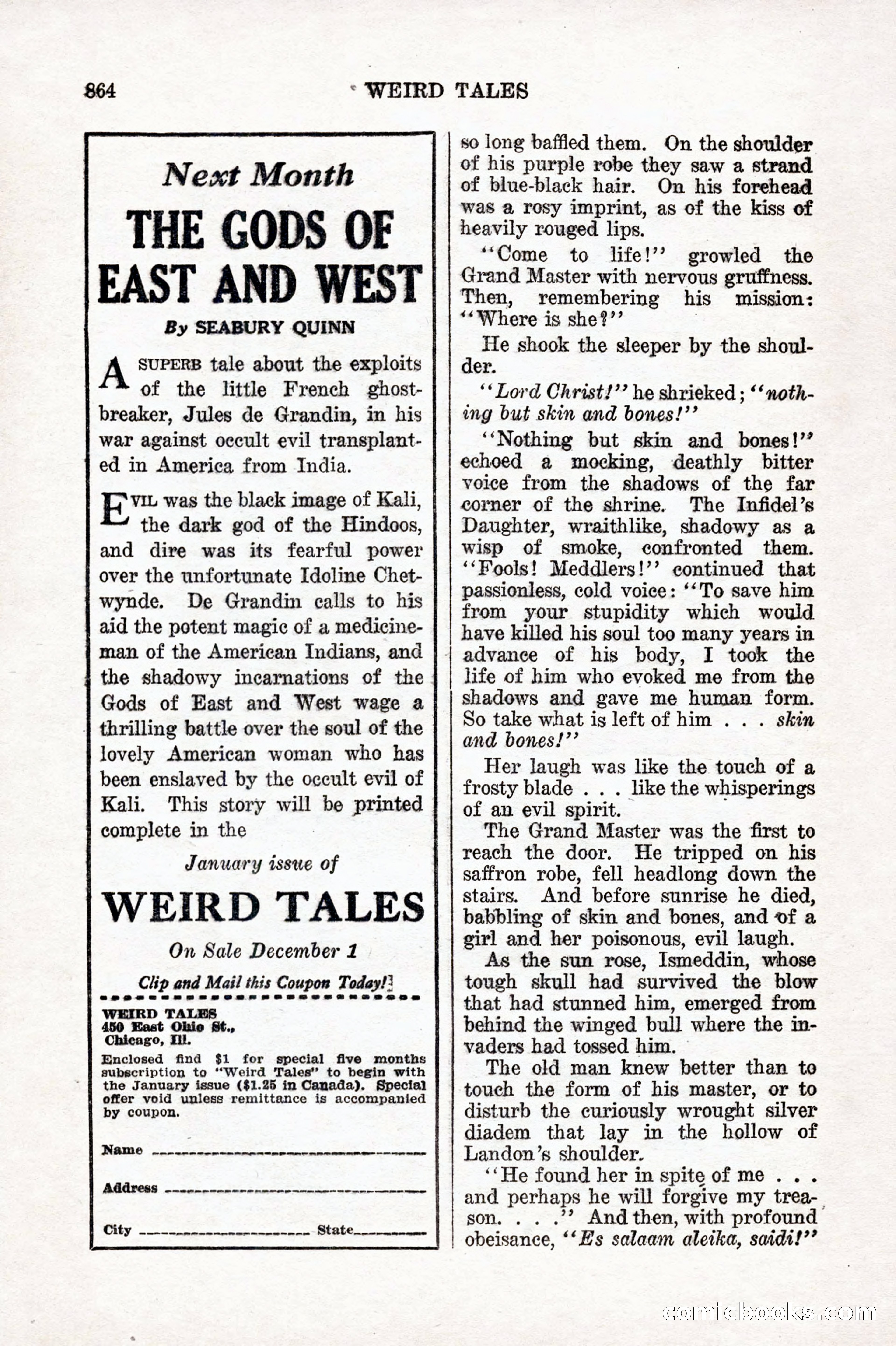 Weird Tales, December 1927 — page 146 of 148
