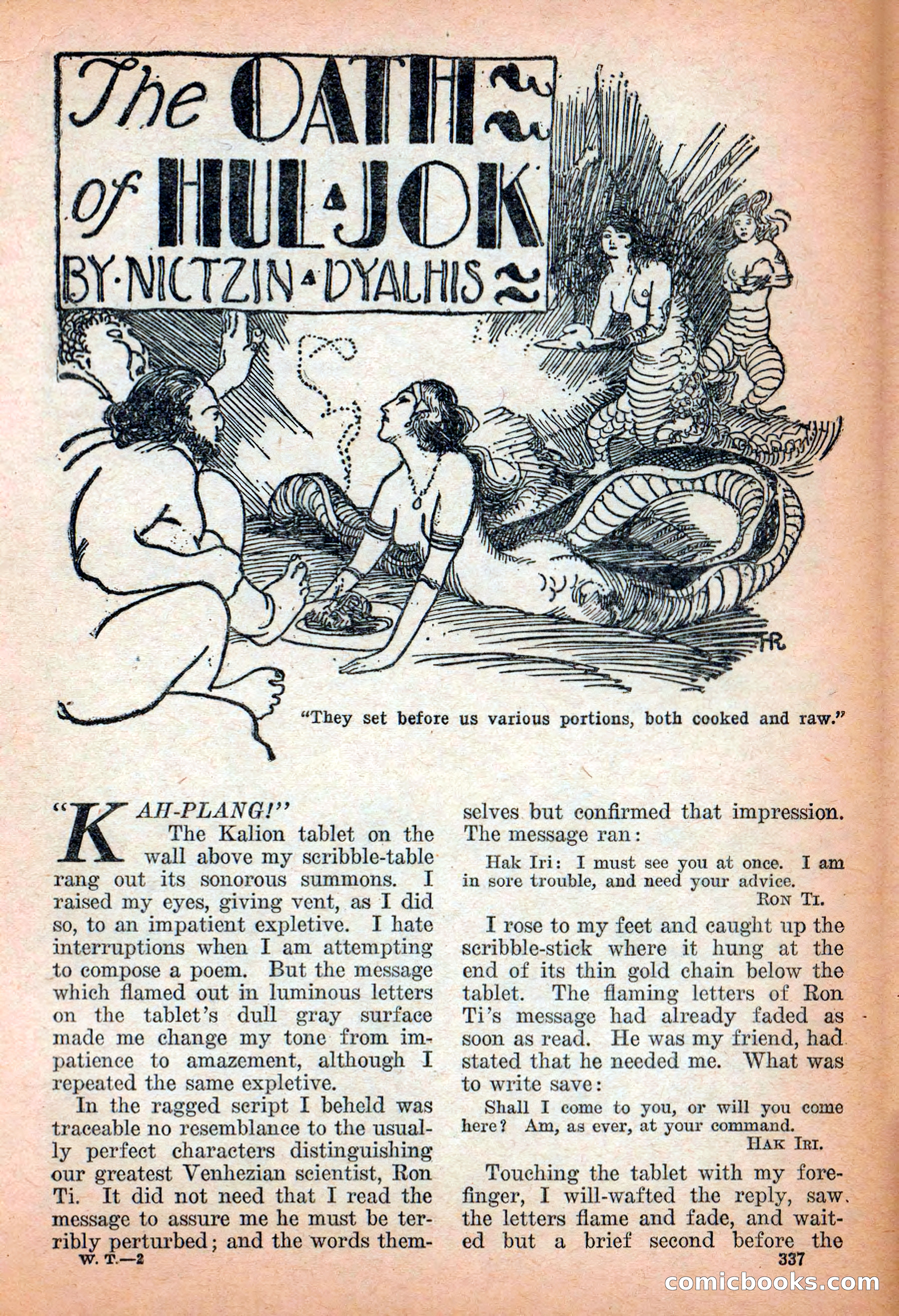 Weird Tales, September 1928 — page 51 of 148